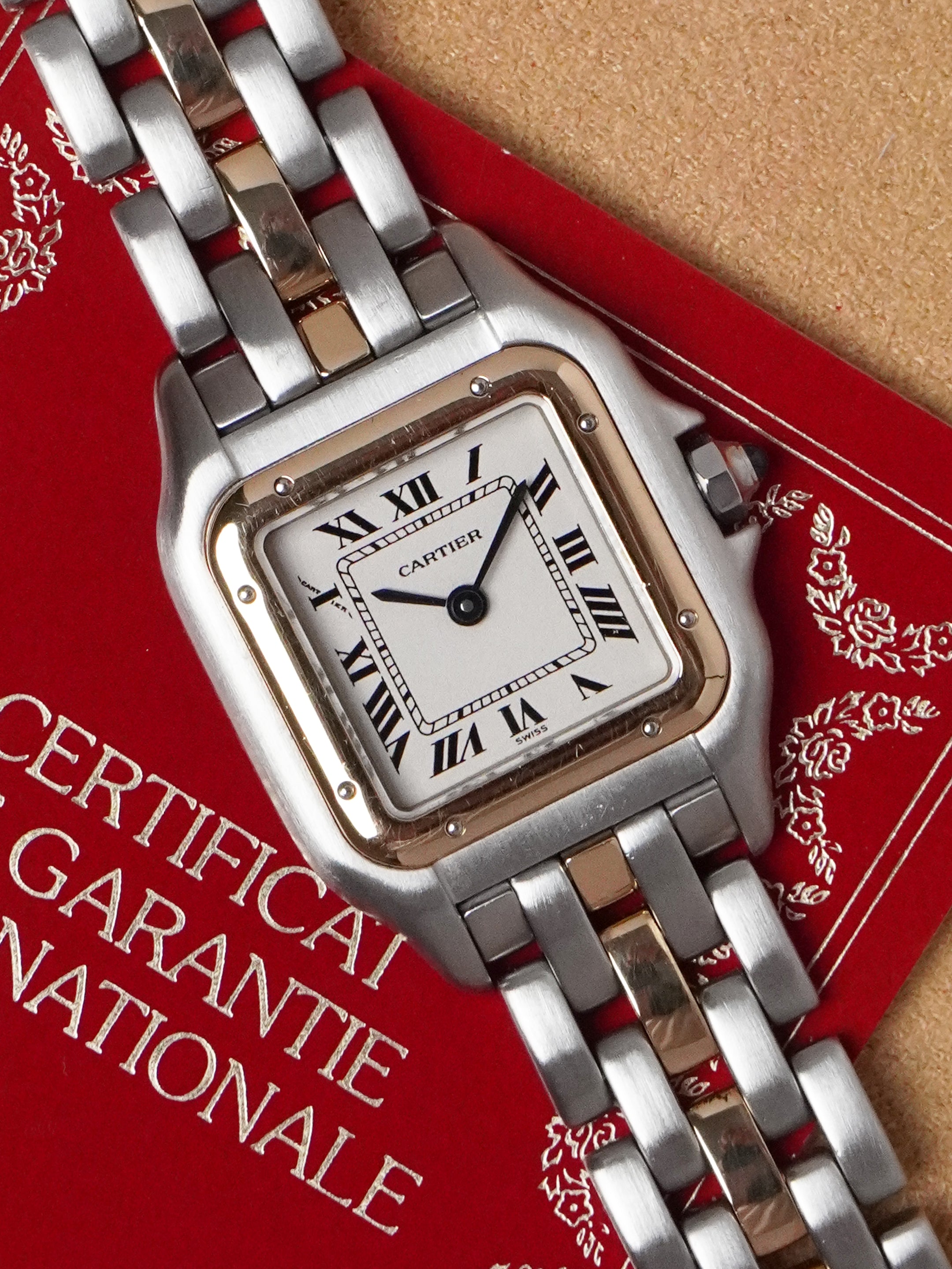 Cartier Panthère 1057917 - Yellow Gold & Steel, Cream Dial, Quartz
