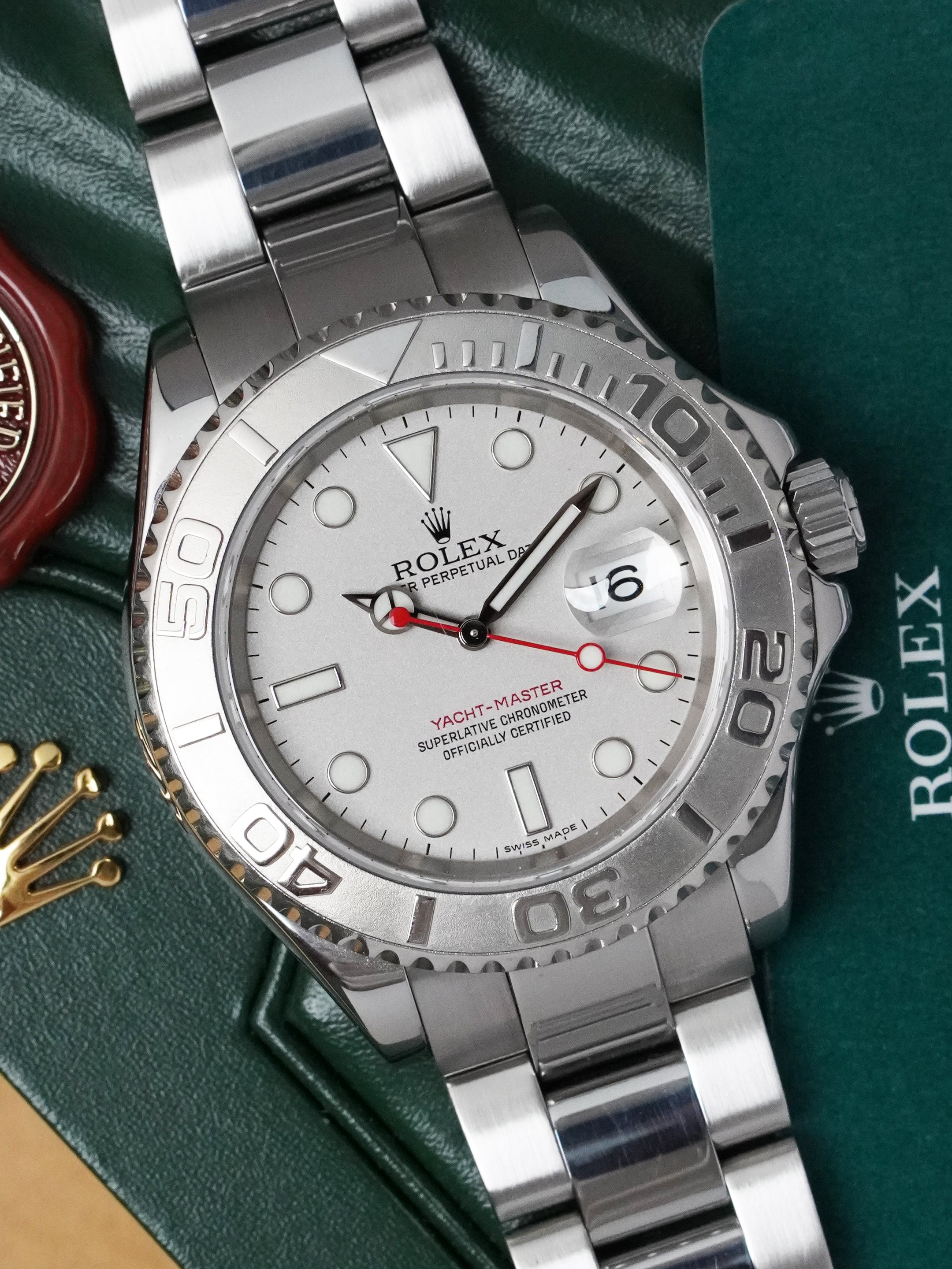 Rolex Yacht-Master 40 "Rolesium" 16622 - SS/Platinum, Platinum Dial, Automatic (2004)