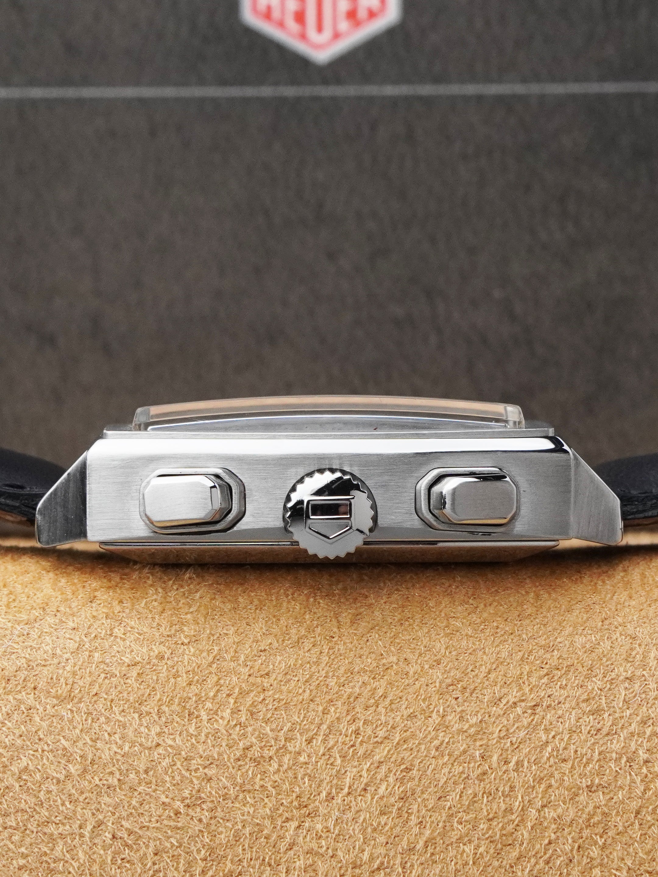 TAG Heuer Monaco CW2111-0 - Stainless Steel, Black Dial, Automatic, Full Set (2008)