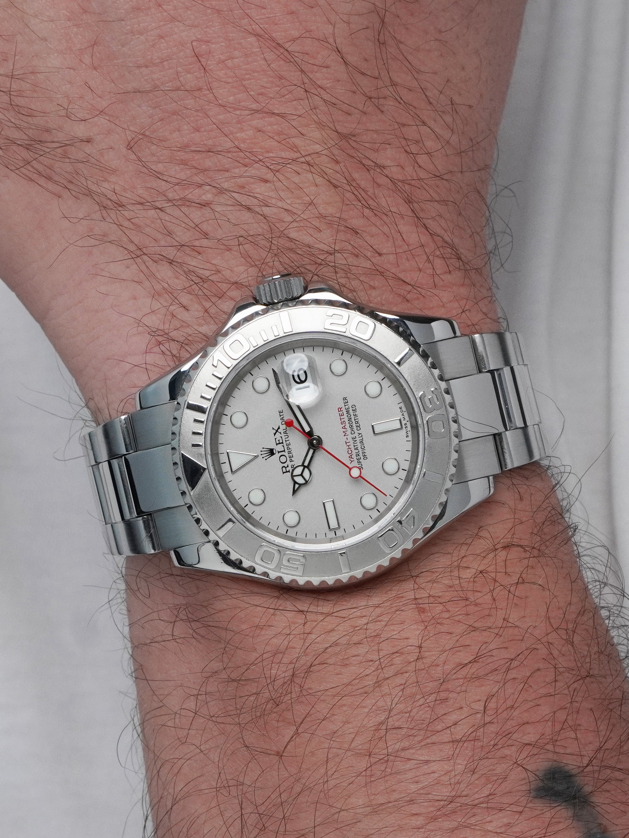 Rolex Yacht-Master 40 "Rolesium" 16622 - SS/Platinum, Platinum Dial, Automatic (2004)