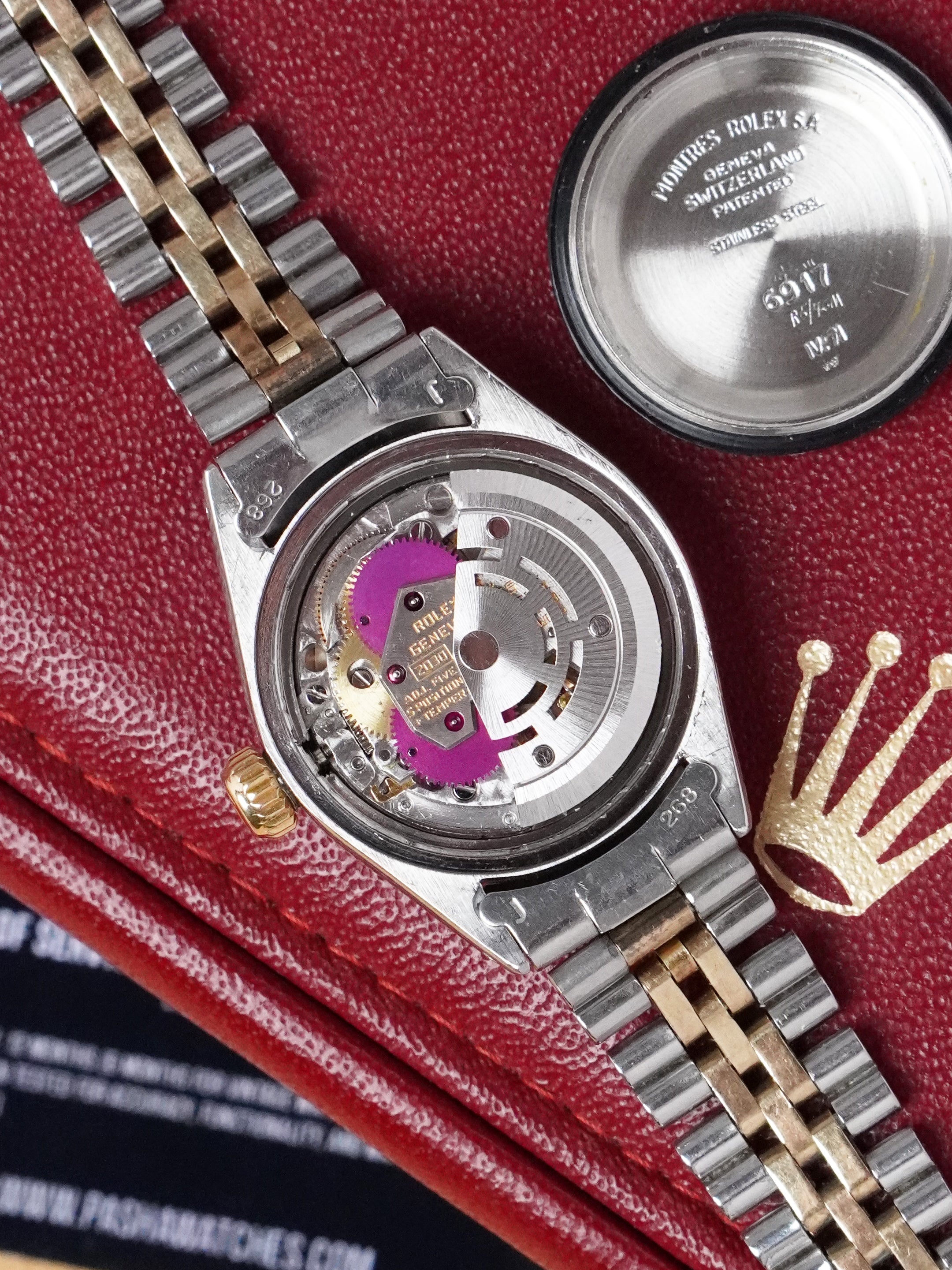 Rolex Oyster Perpetual Lady Date 6916 - Two-Tone, Cream Dial, Automatic, Box (1972)