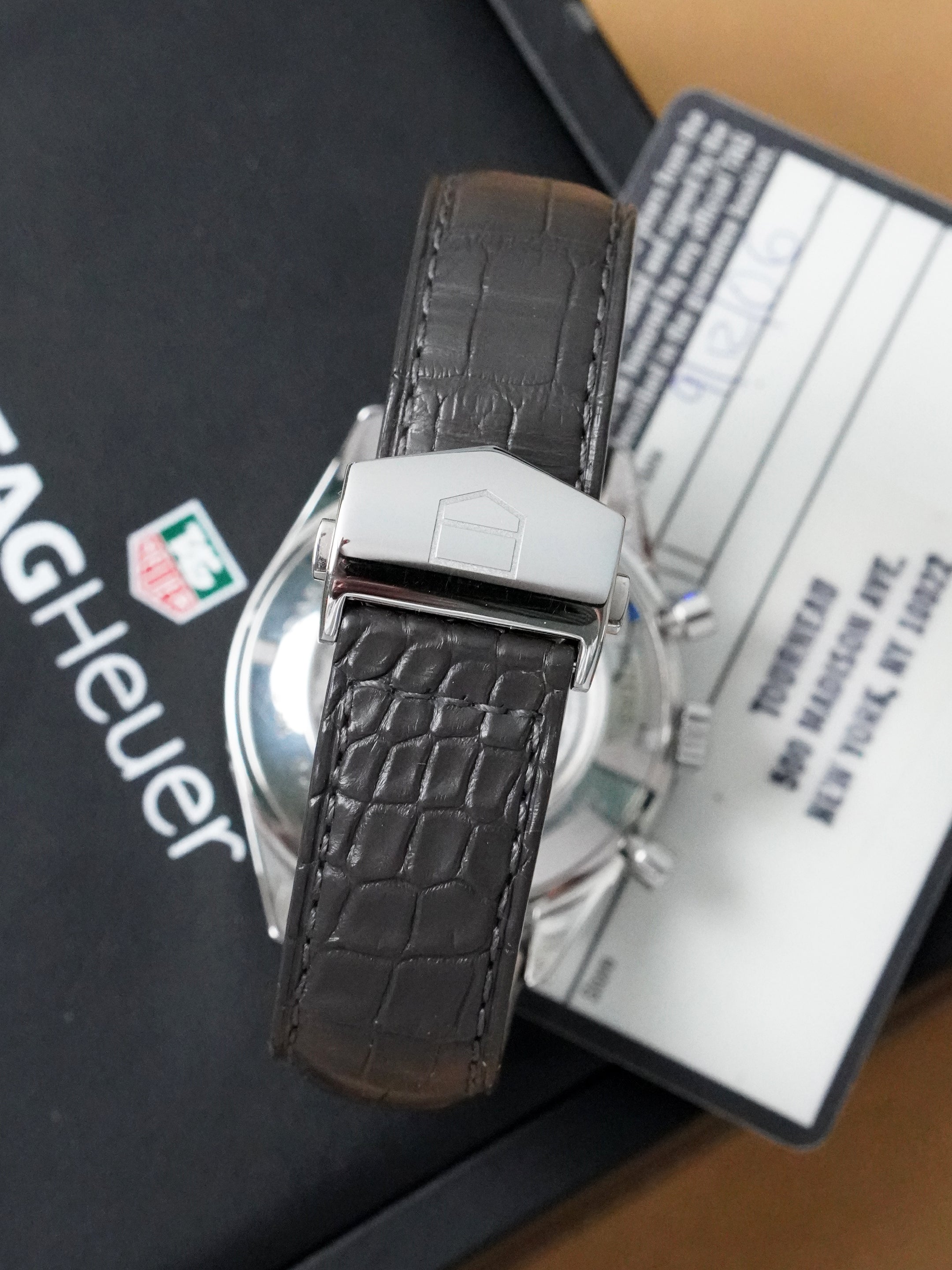 TAG Heuer Carrera Calibre 16 CV2011 - Stainless Steel, Silver Dial, Automatic, Full Set (2006)