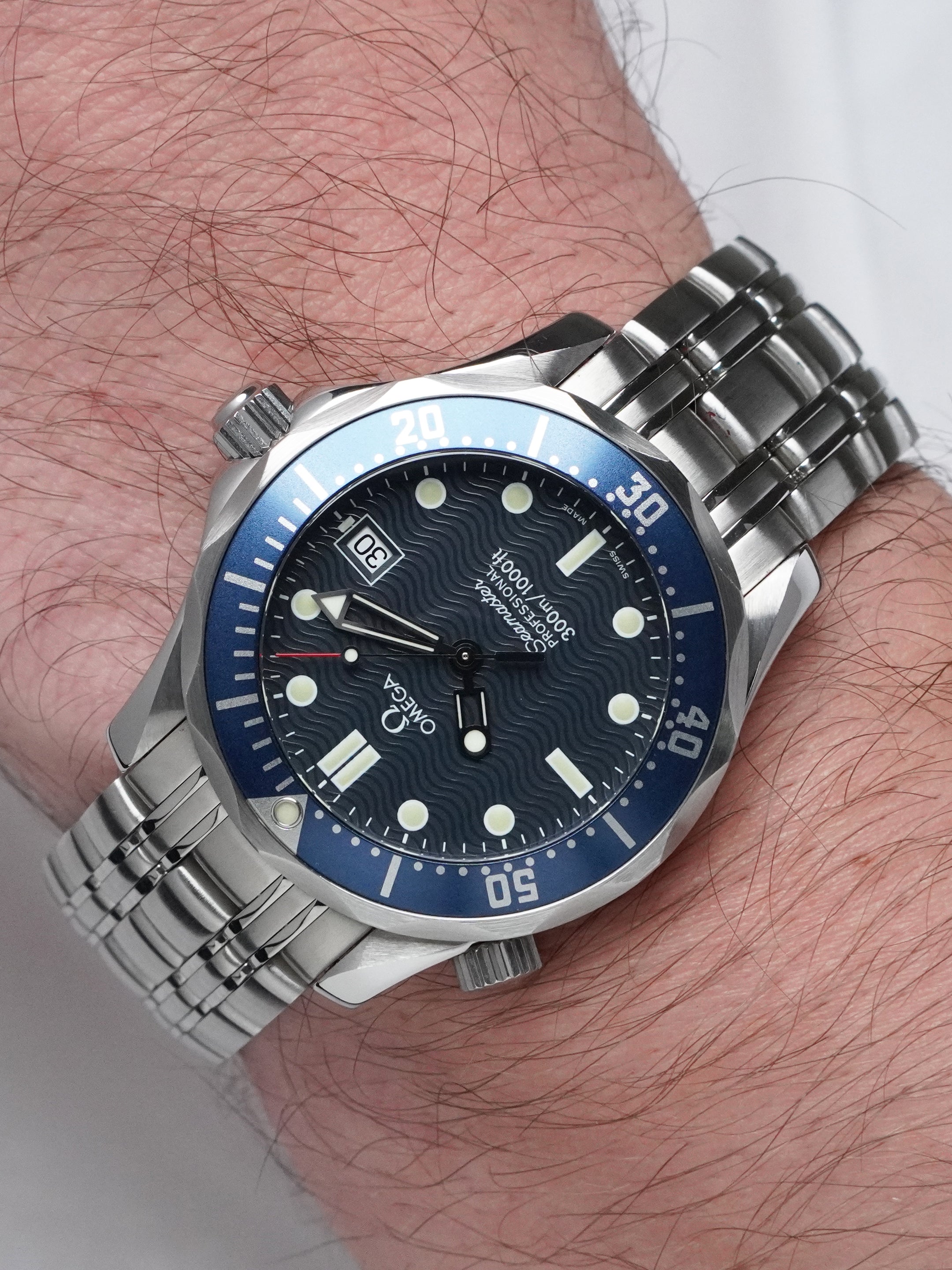 Omega Seamaster Diver 300 M "Prince William" 2561.80.00 - Stainless Steel, Blue Dial, Quartz, Full Set (1998)