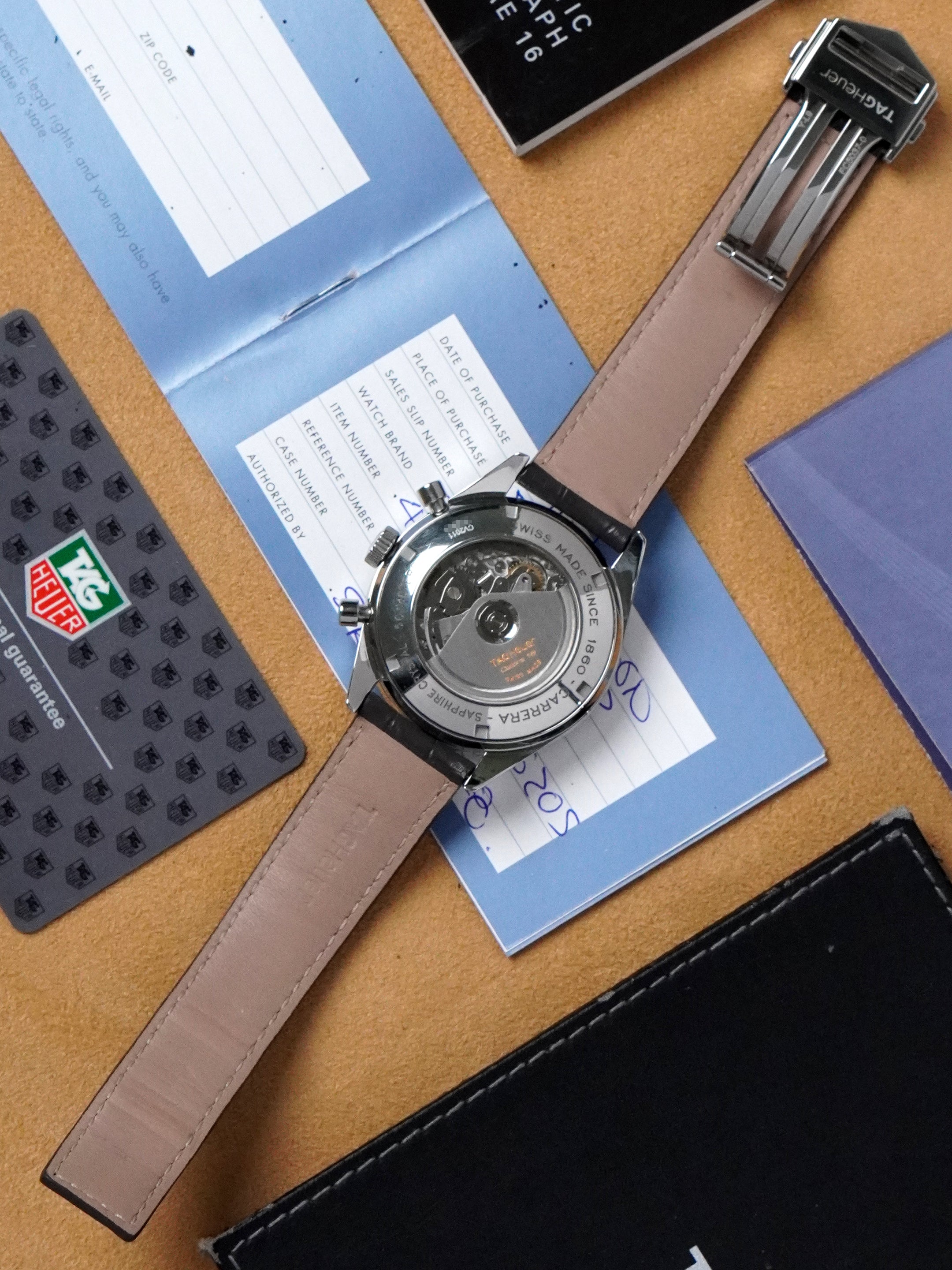 TAG Heuer Carrera Calibre 16 CV2011 - Stainless Steel, Silver Dial, Automatic, Full Set (2006)