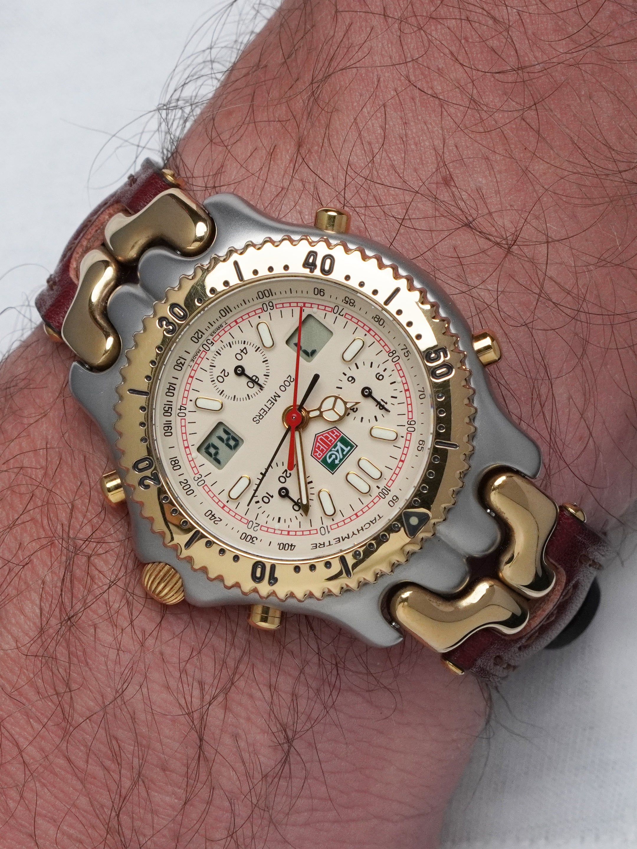TAG Heuer S/EL Quartz Chronograph S25.706C - Ayrton Senna, Full Set (1994)