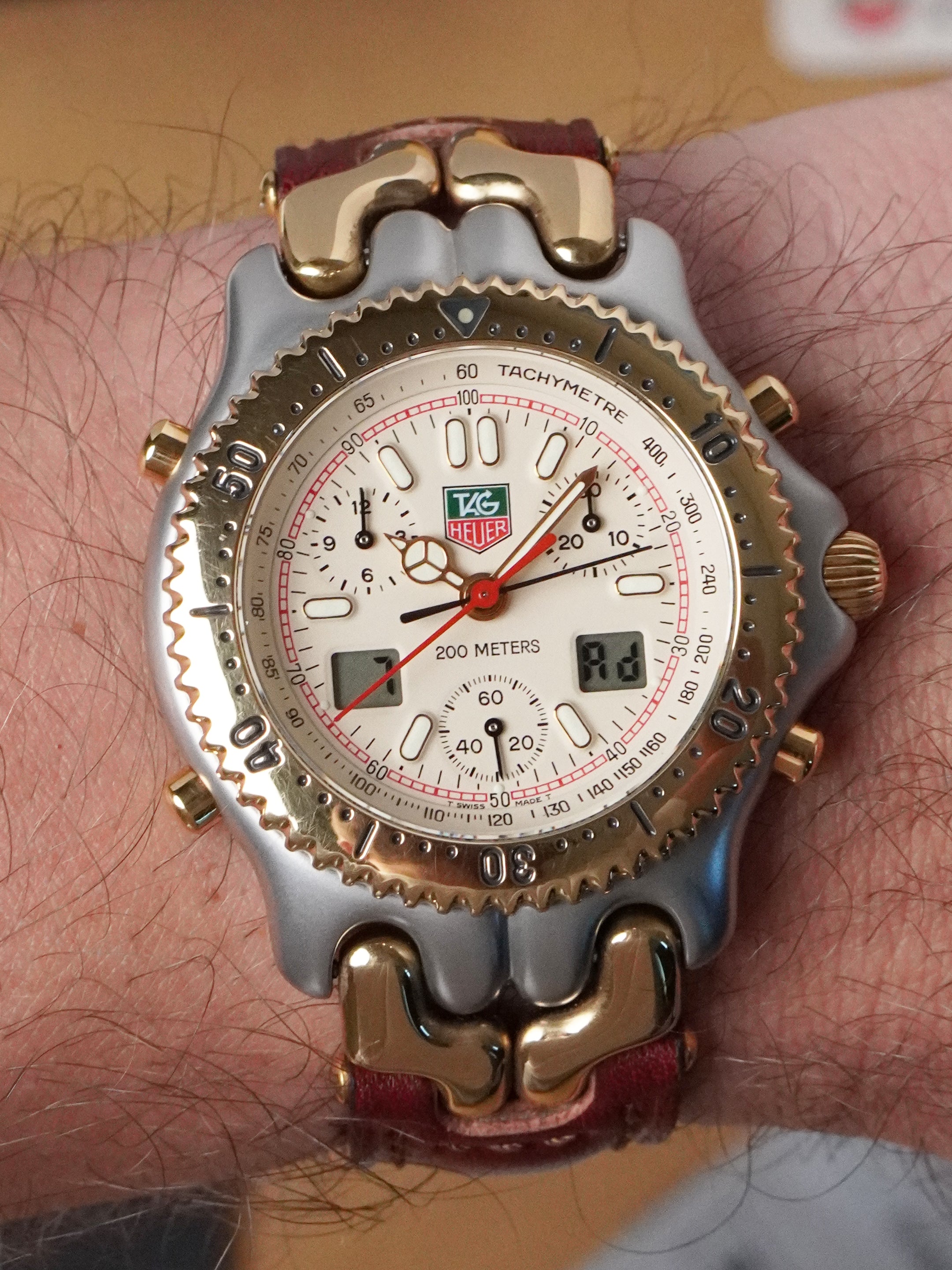 TAG Heuer S/EL Quartz Chronograph S25.706C - Ayrton Senna, Full Set (1994)