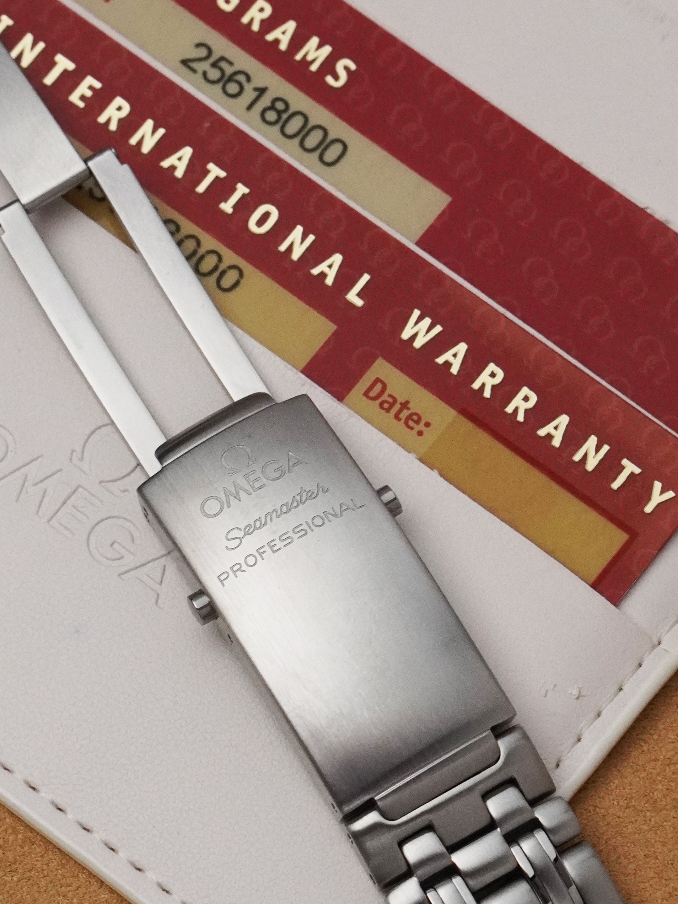 Omega Seamaster Diver 300 M "Prince William" 2561.80.00 - Stainless Steel, Blue Dial, Quartz, Full Set (1998)