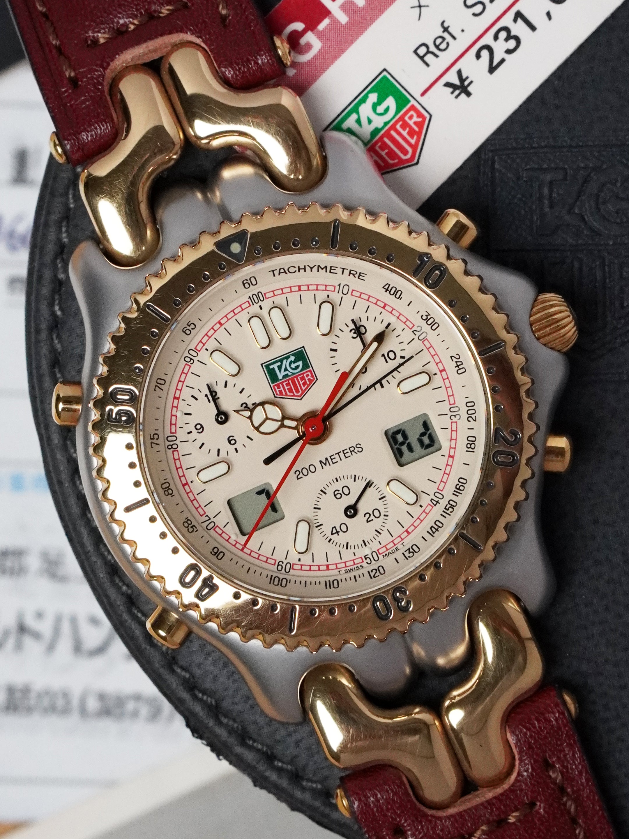 TAG Heuer S/EL Quartz Chronograph S25.706C - Ayrton Senna, Full Set (1994)