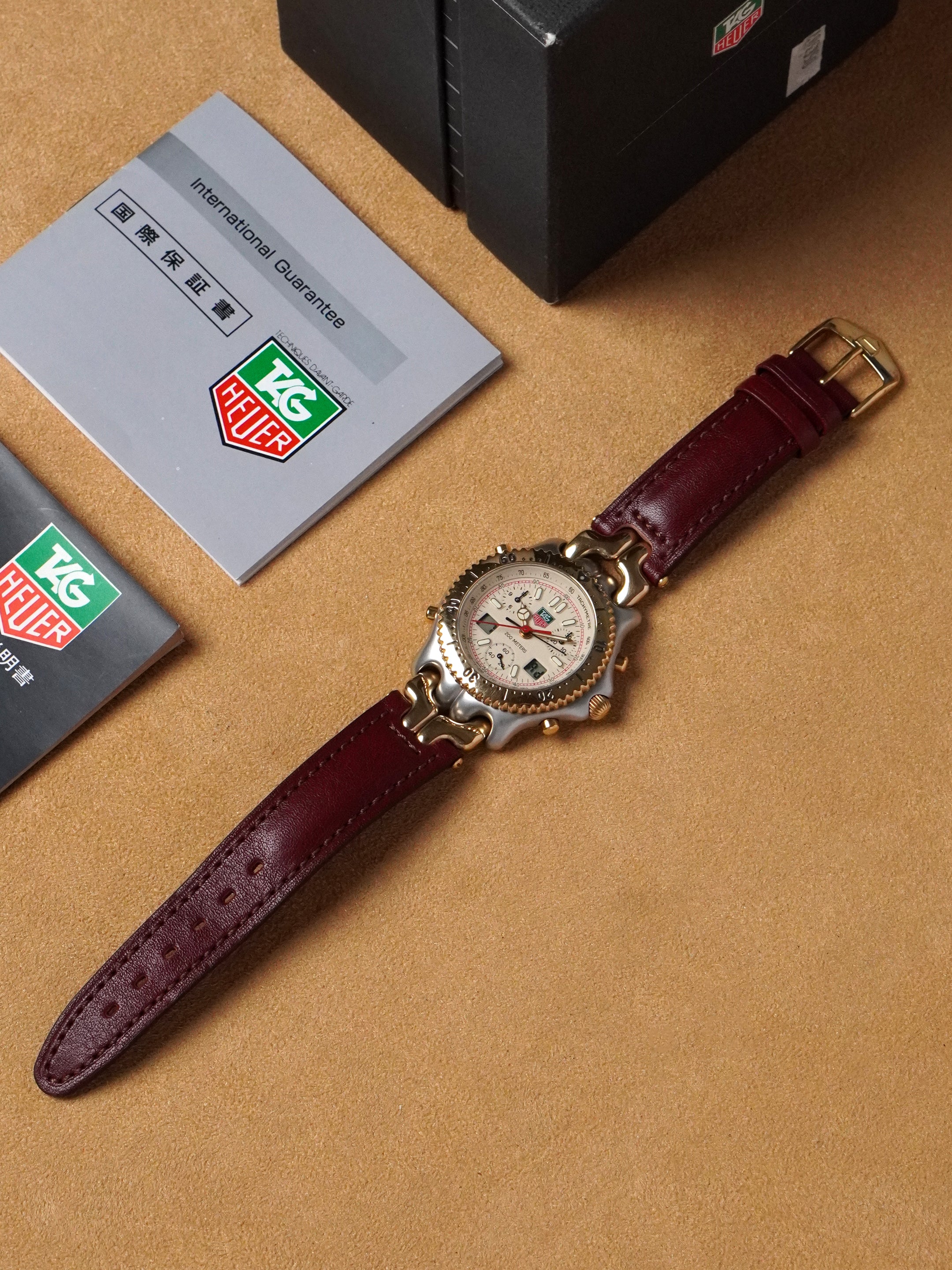 TAG Heuer S/EL Quartz Chronograph S25.706C - Ayrton Senna, Full Set (1994)