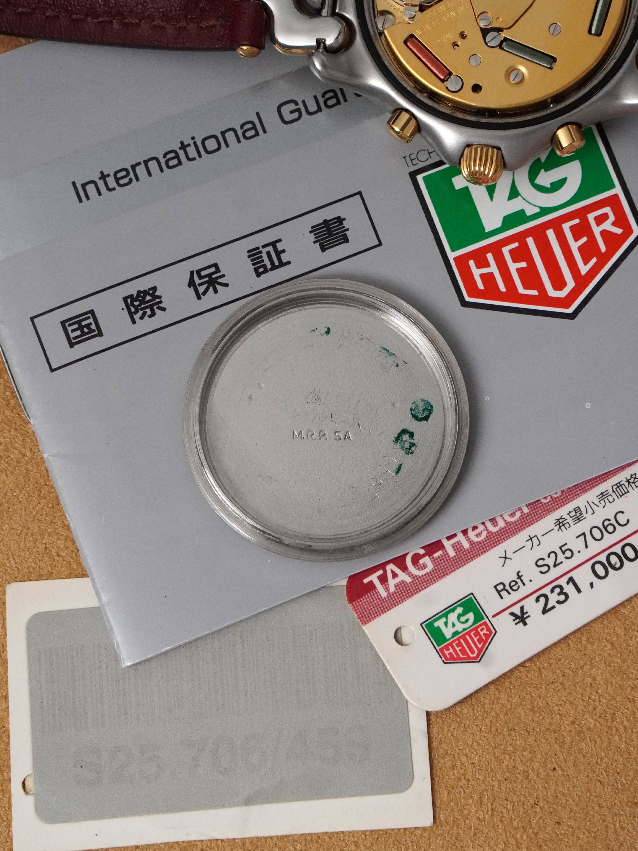 TAG Heuer S/EL Quartz Chronograph S25.706C - Ayrton Senna, Full Set (1994)