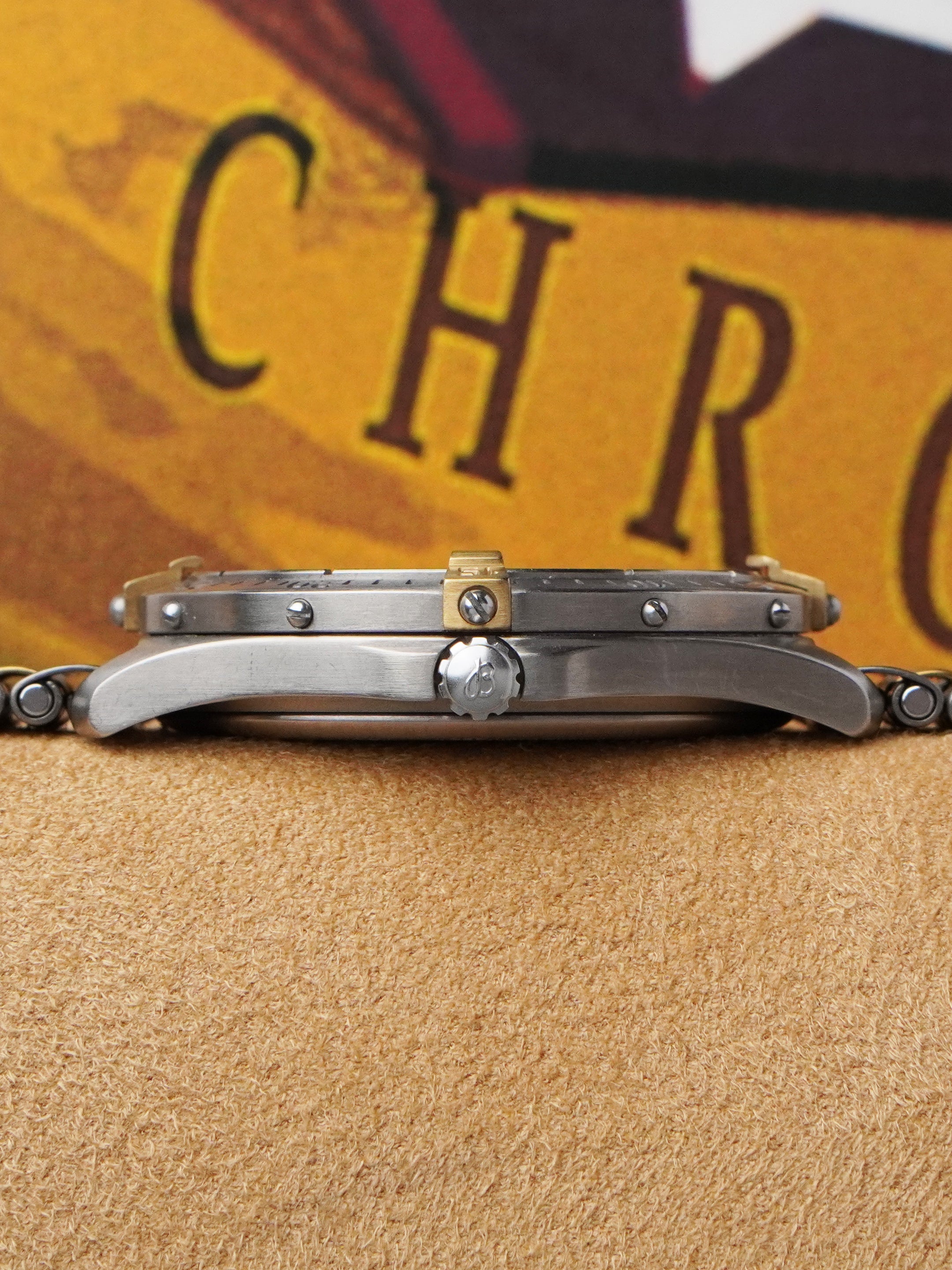 Breitling Aerospace F65062 - Titanium/Gold, Blue Dial, Quartz, Full Set (1997)