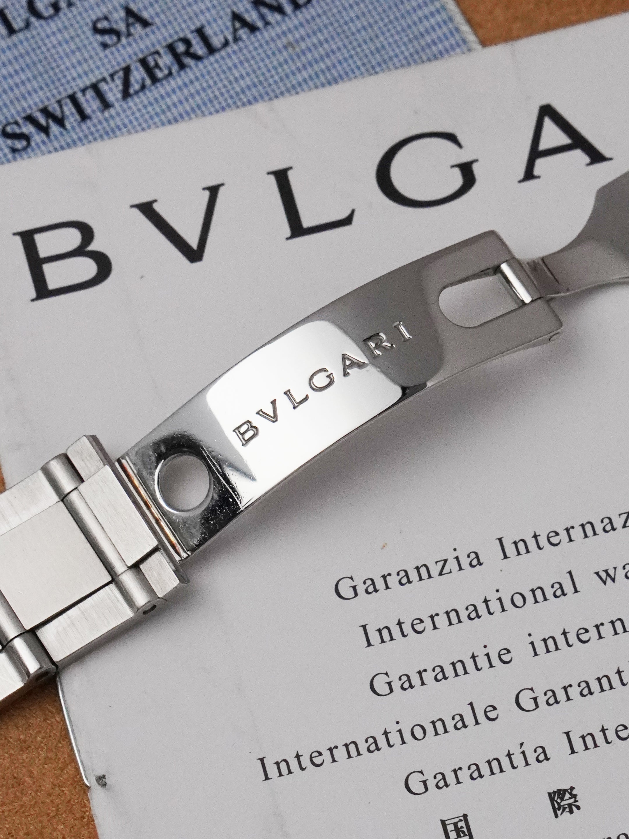Bvlgari Diagono Scuba Chronograph SCB38S - Stainless Steel, Black
