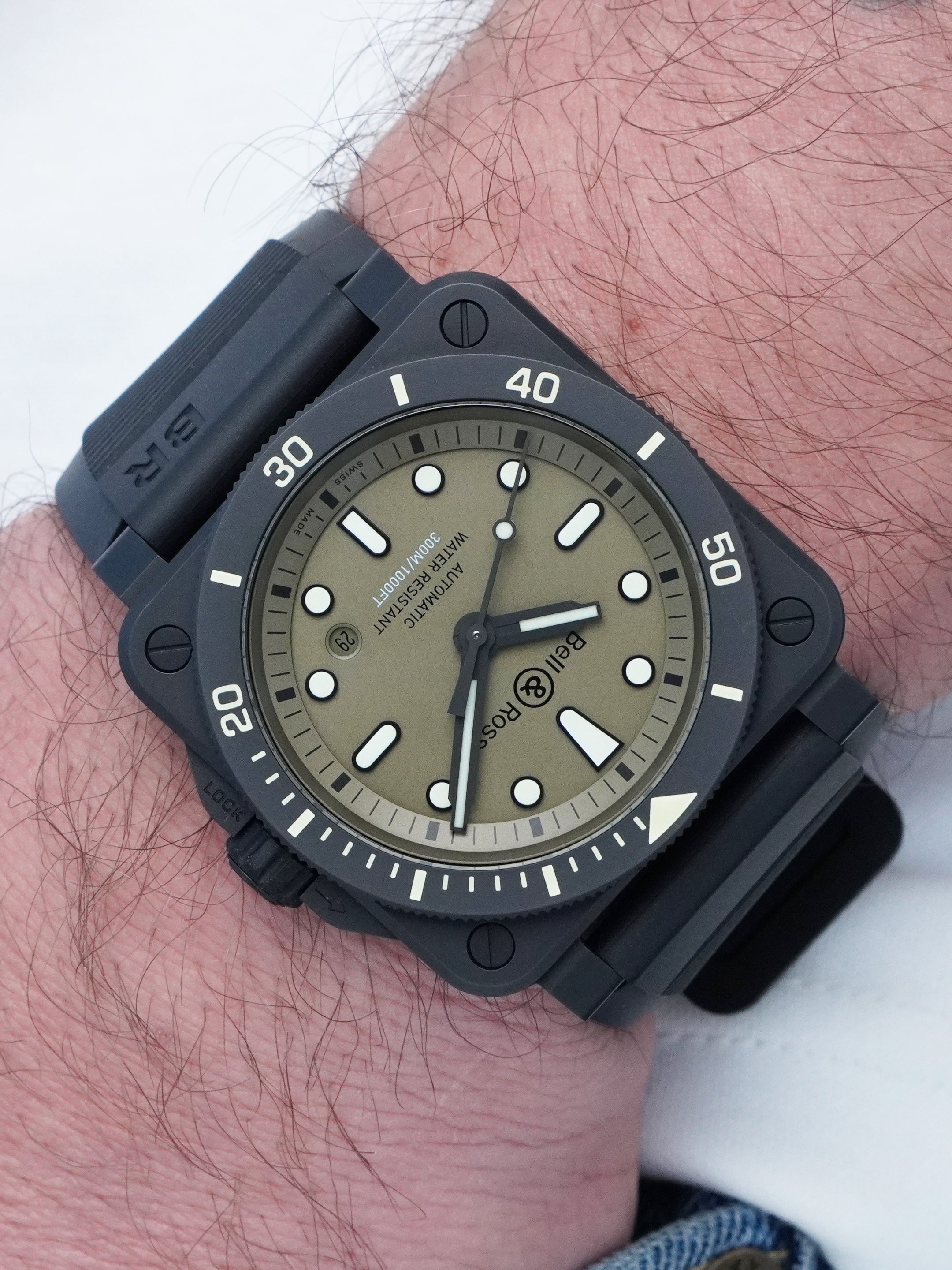 Bell & Ross BR 03-92 Diver Military BR0392-D-KA-CE/SRB - Limited Edition, Ceramic, Full Set (2022)