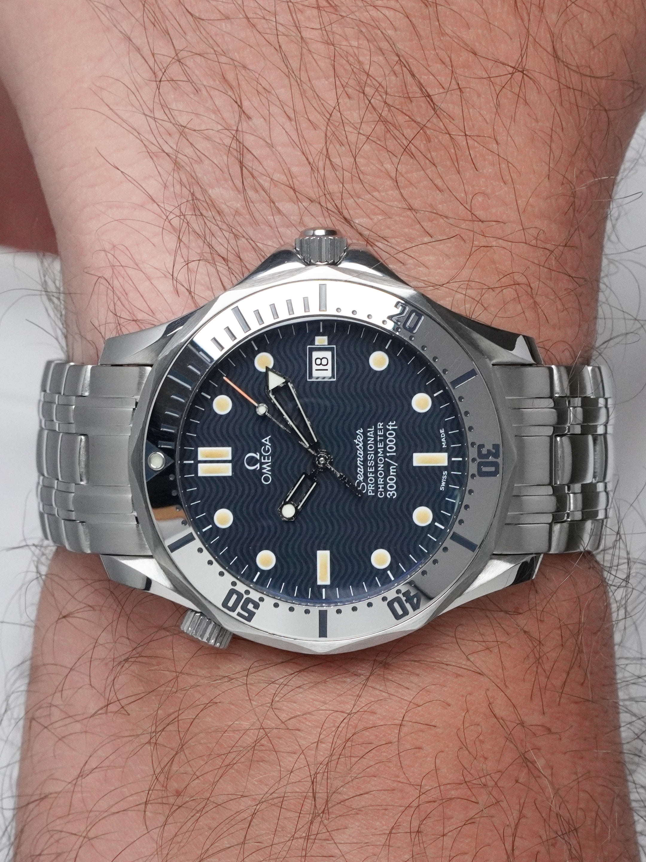 Omega Seamaster Diver 300M 168.1503 - Stainless Steel, Blue Dial, Automatic, Full Set (1993)