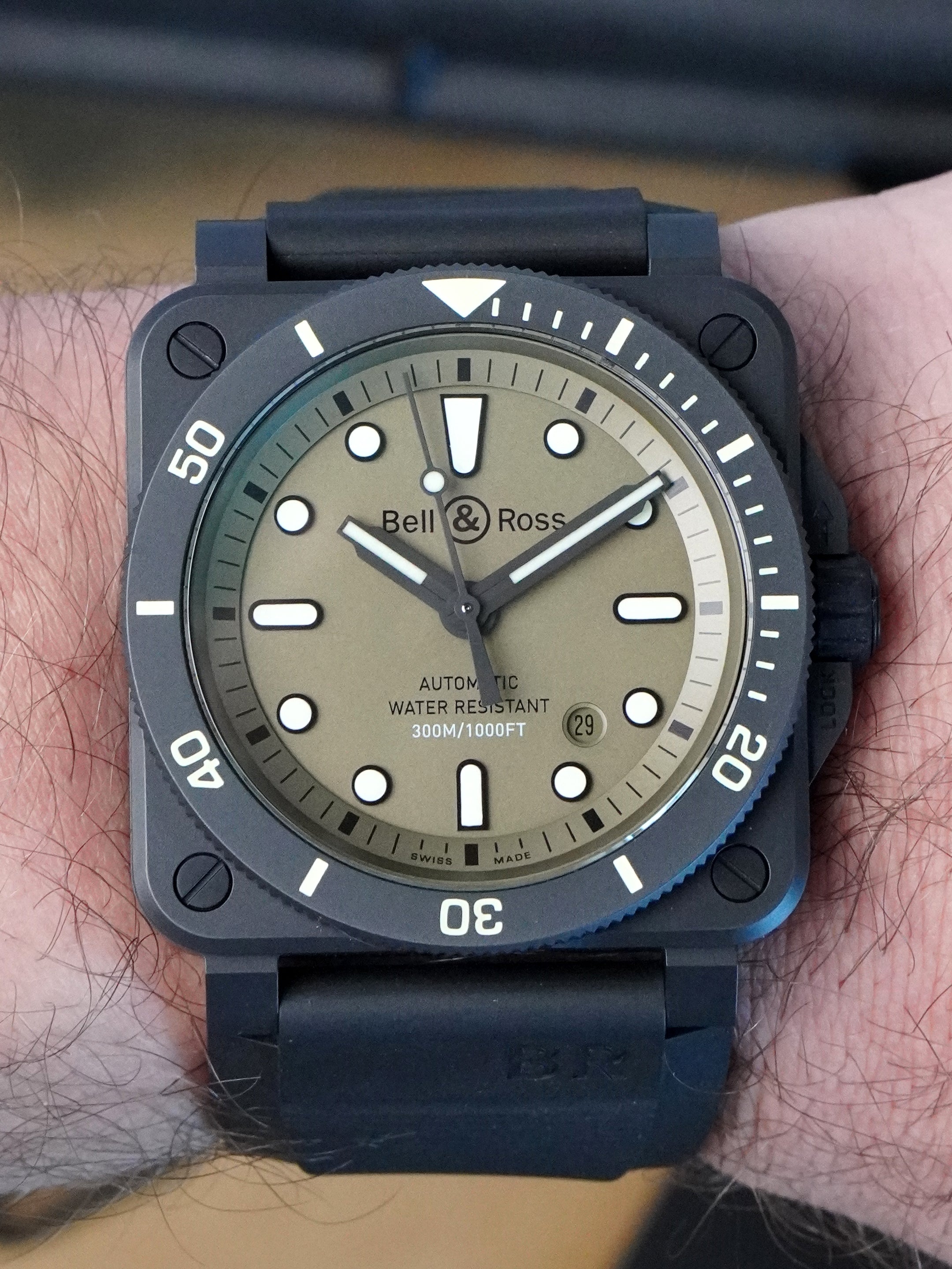 Bell & Ross BR 03-92 Diver Military BR0392-D-KA-CE/SRB - Limited Edition, Ceramic, Full Set (2022)