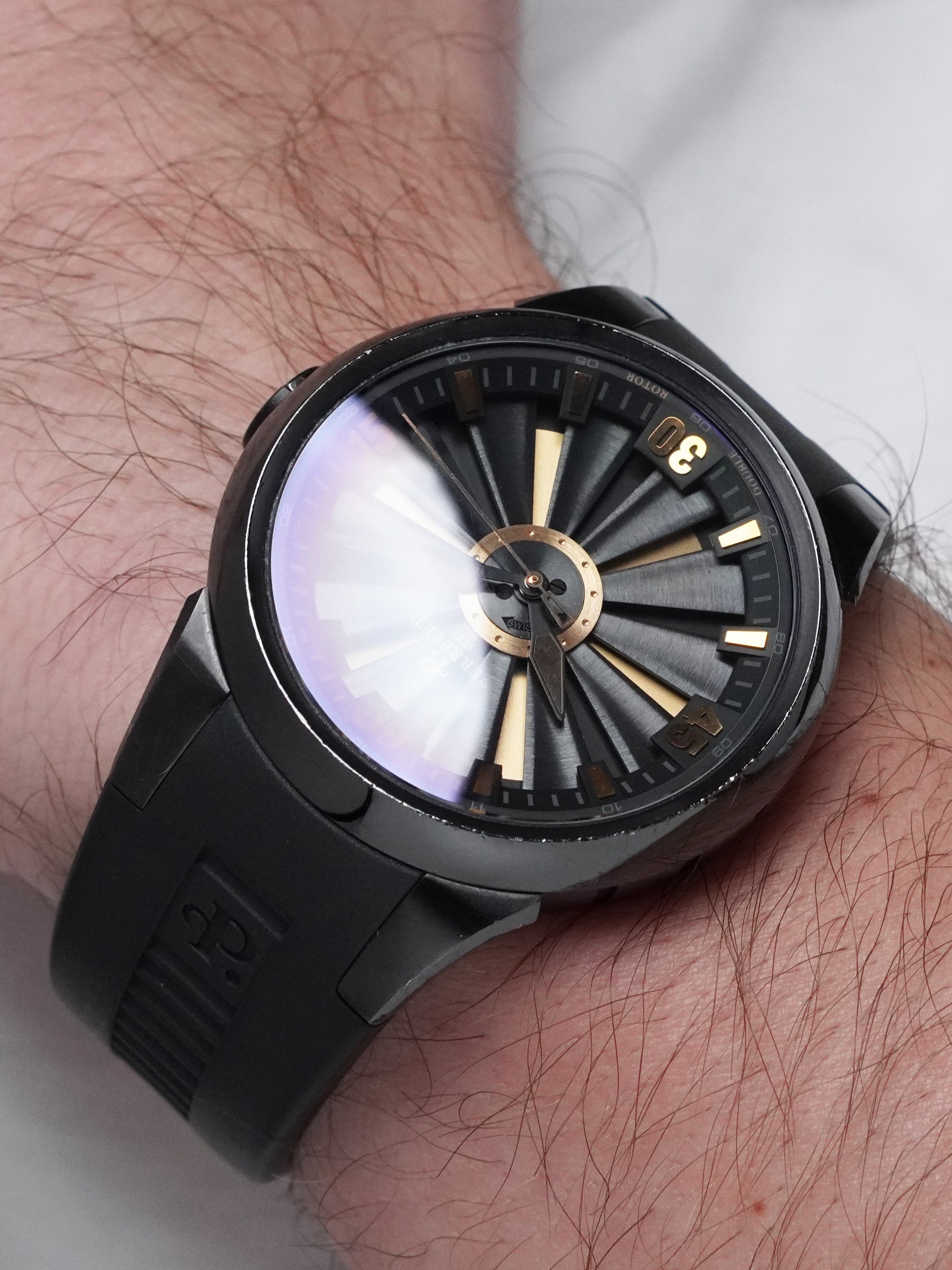 Perrelet Turbine Playing With Fire A8008/1 - Limited Edition to 888, Full Set (2012)