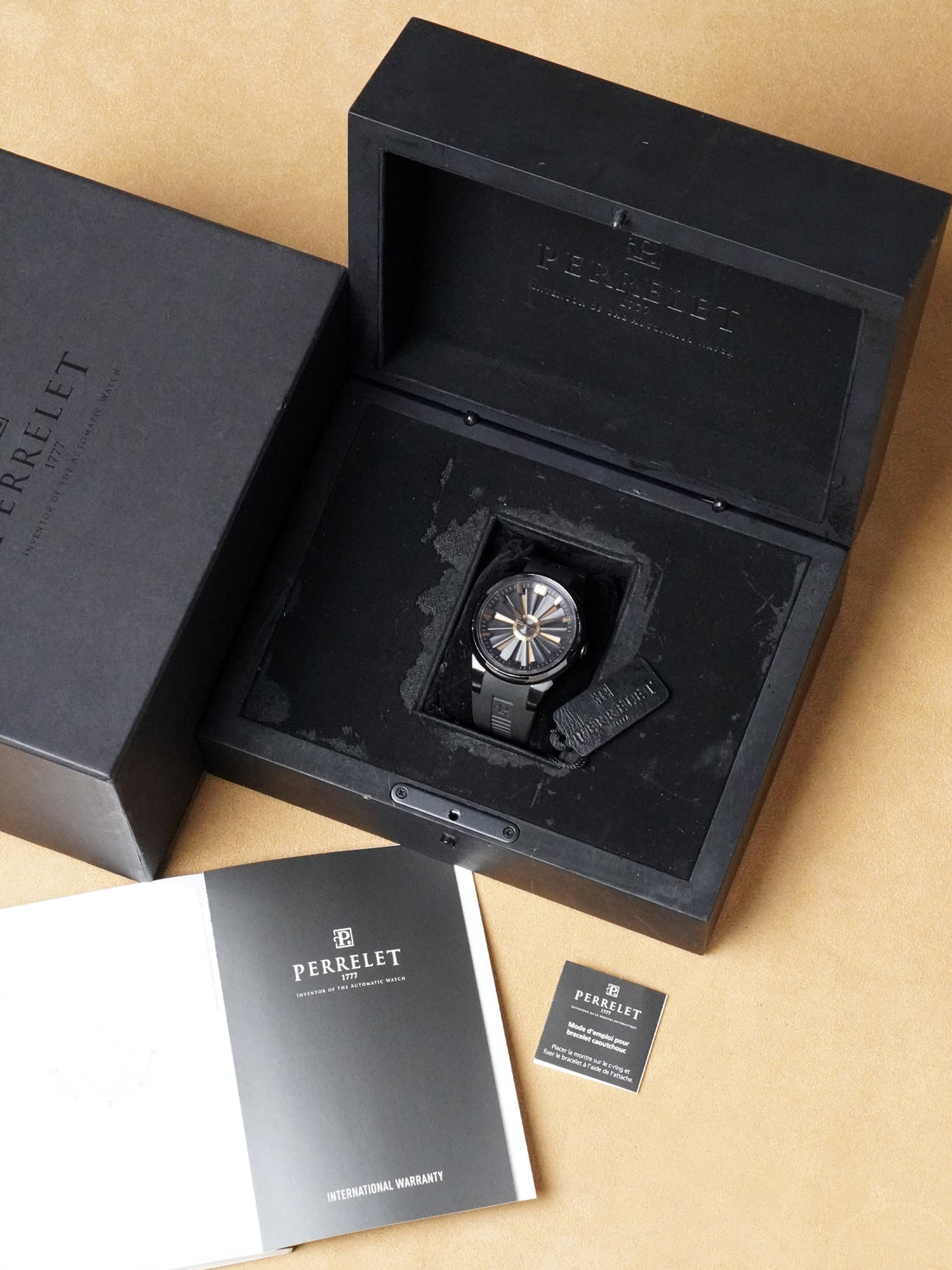 Perrelet Turbine Playing With Fire A8008/1 - Limited Edition to 888, Full Set (2012)