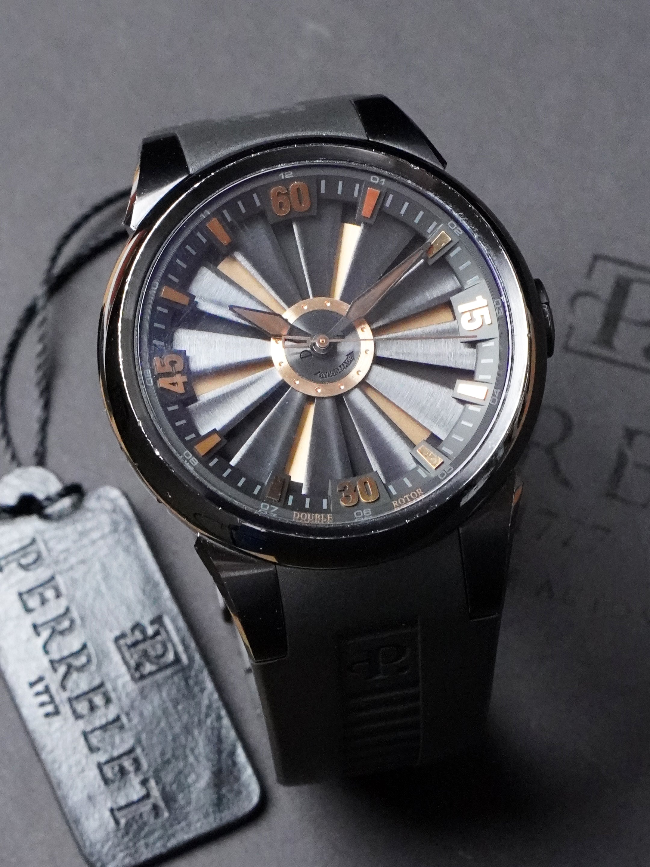 Perrelet Turbine Playing With Fire A8008/1 - Limited Edition to 888, Full Set (2012)