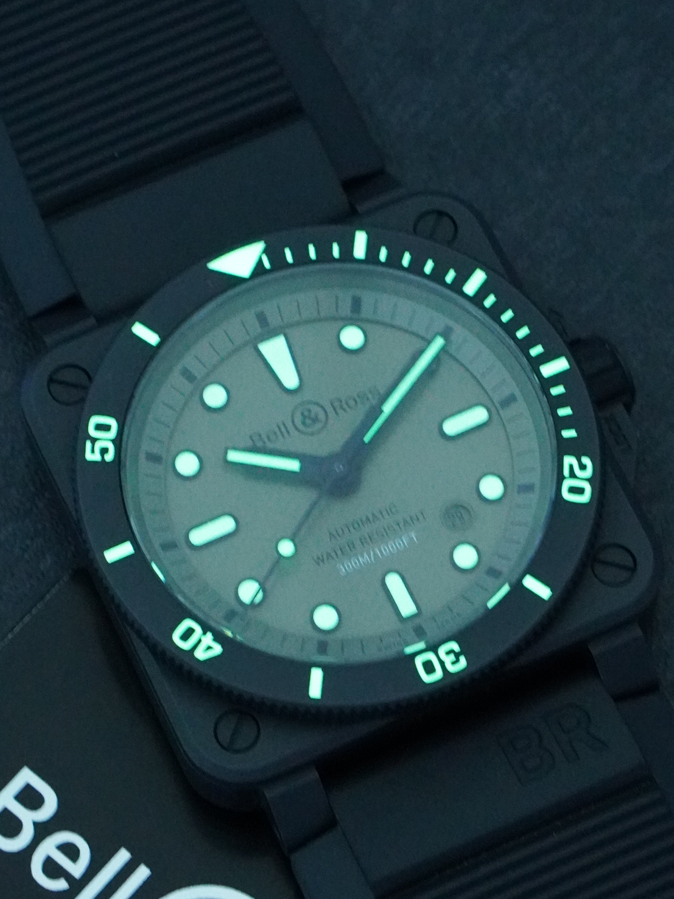 Bell & Ross BR 03-92 Diver Military BR0392-D-KA-CE/SRB - Limited Edition, Ceramic, Full Set (2022)