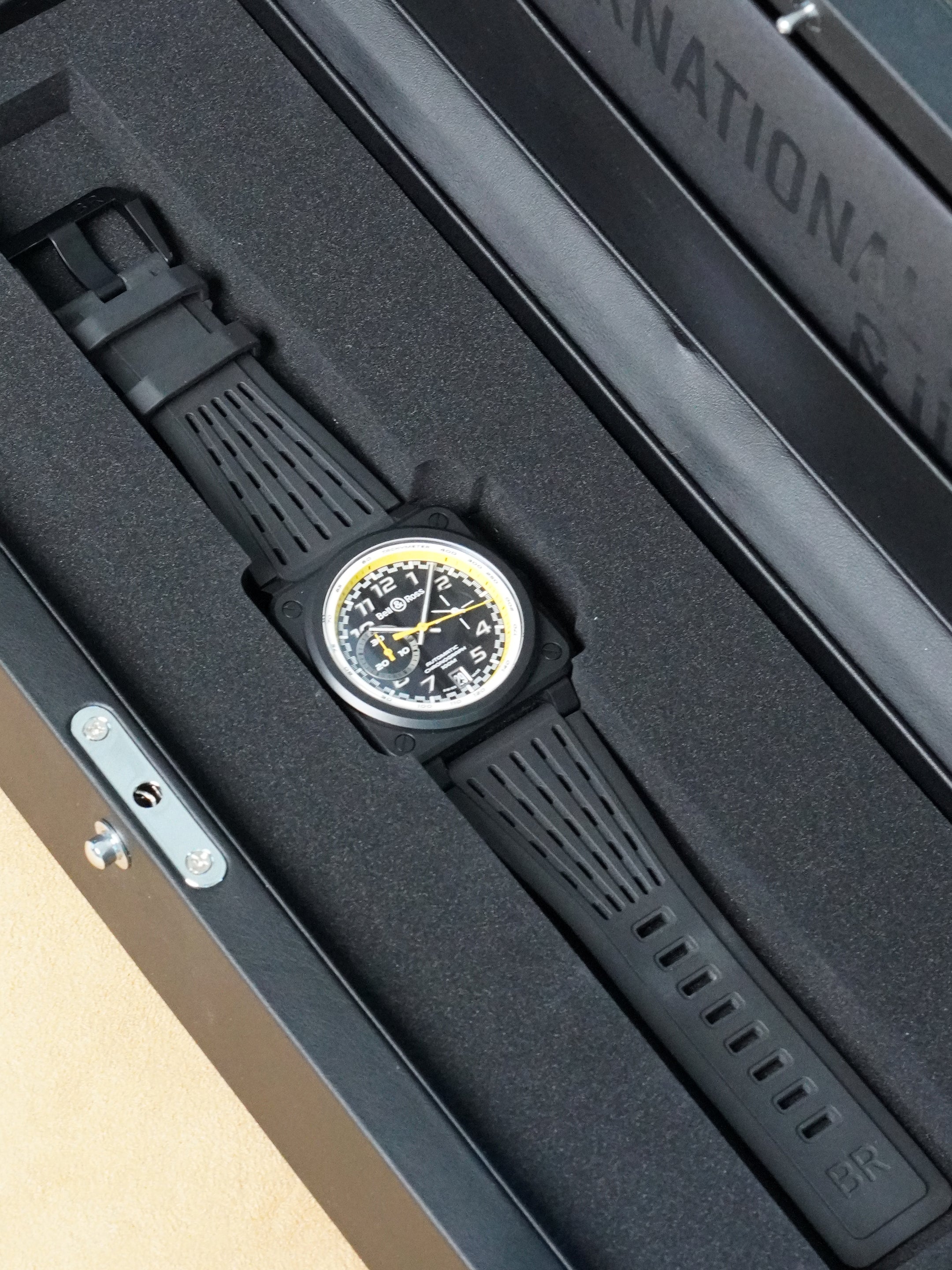 Bell & Ross BR 03-94 Chronographe Renault F1 Team BR0394-RS20/SRB - Ceramic, Full Set (2022)
