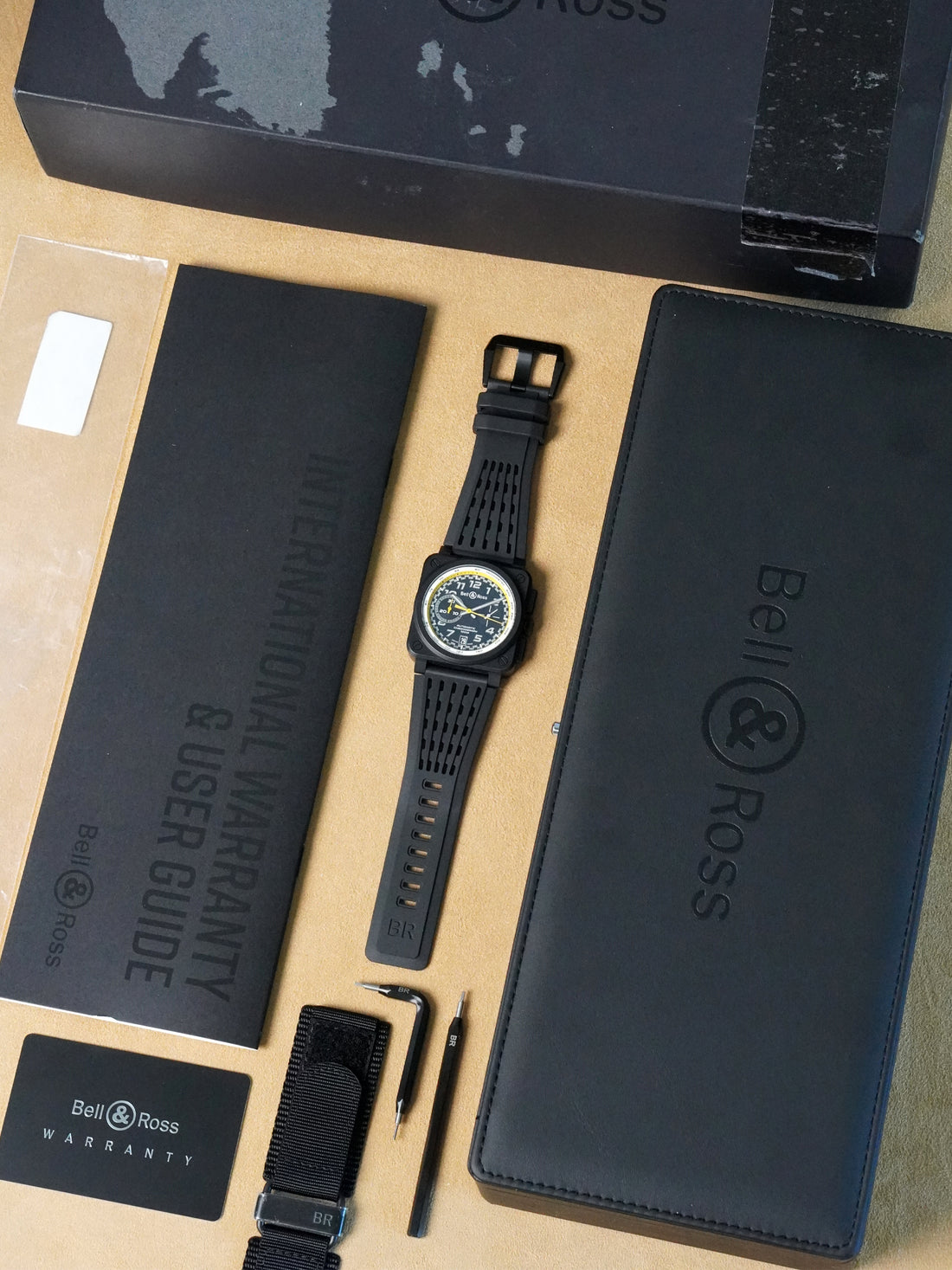 Bell & Ross BR 03-94 Chronographe Renault F1 Team BR0394-RS20/SRB - Ceramic, Full Set (2022)