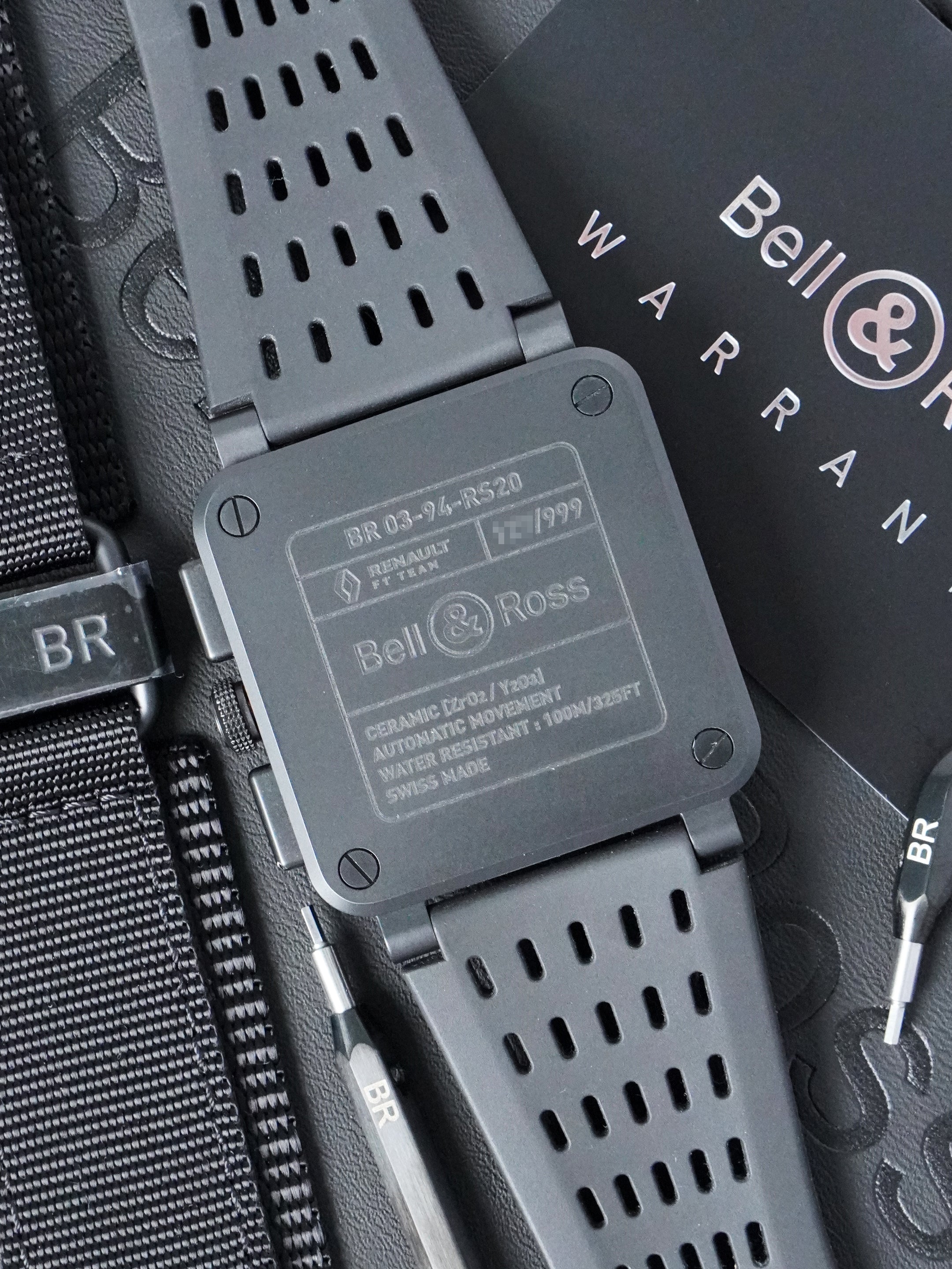 Bell & Ross BR 03-94 Chronographe Renault F1 Team BR0394-RS20/SRB - Ceramic, Full Set (2022)