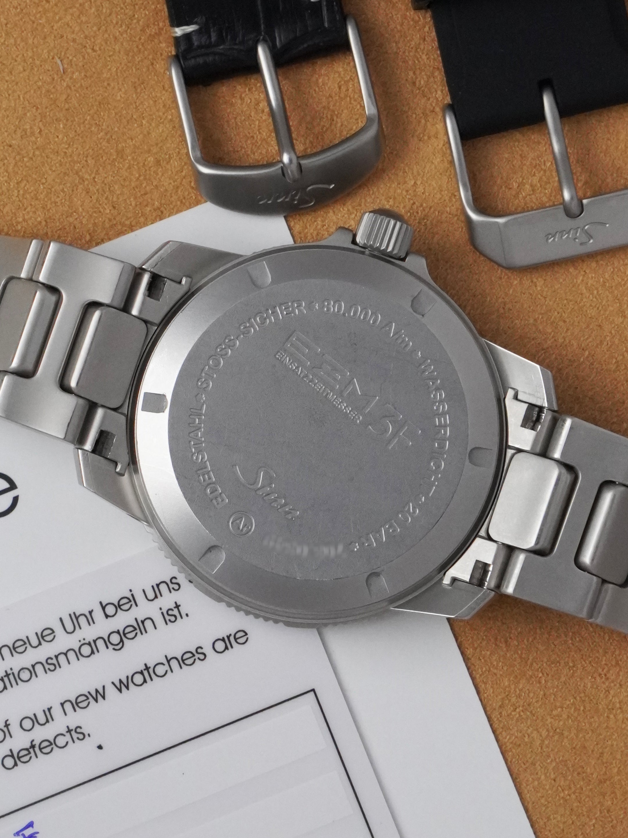 Sinn EZM 3F - Stainless Steel, Black Dial, Automatic, Full Set (2018)