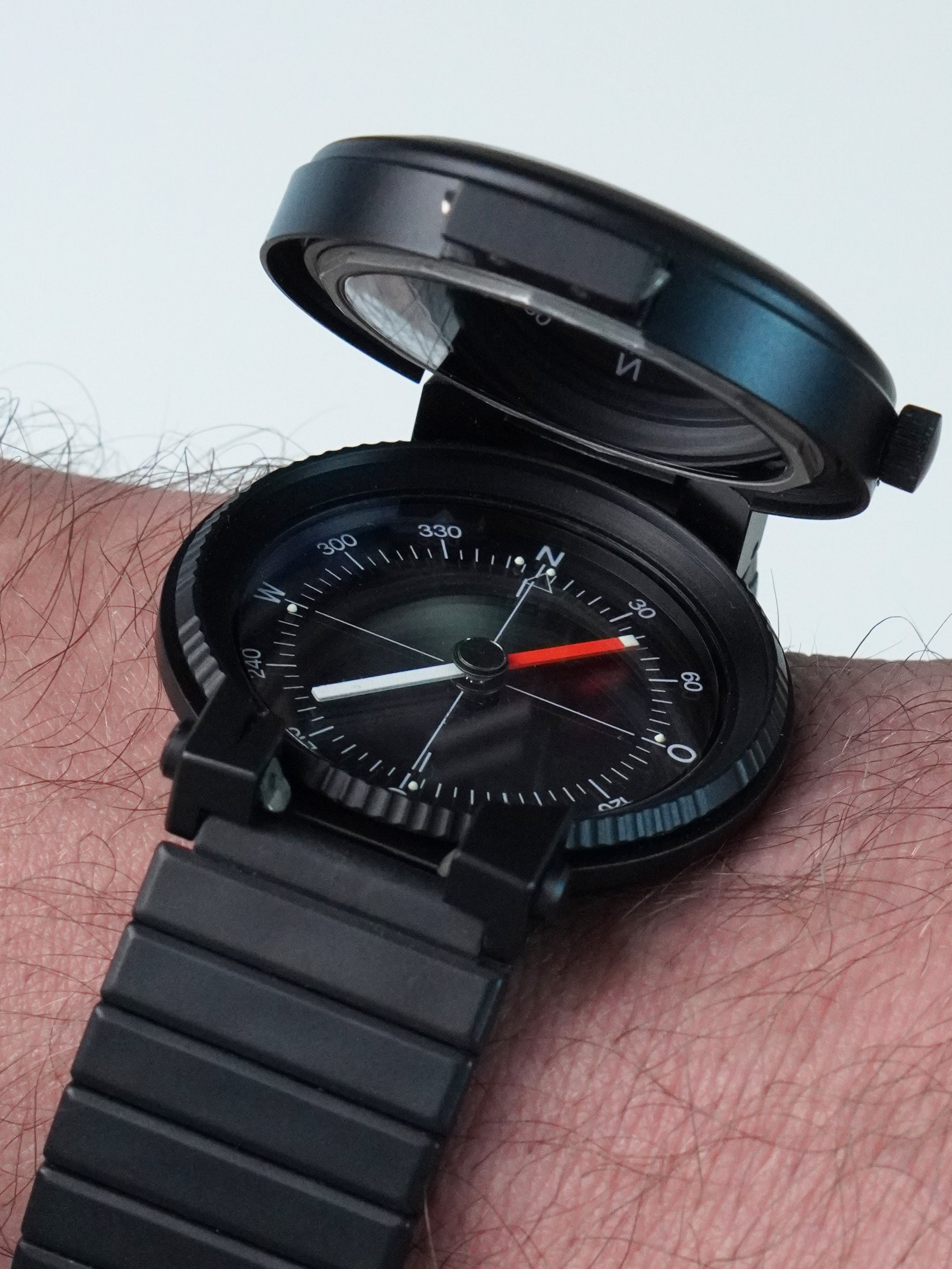 IWC Porsche Design Compass Moon Phases 3551 - Aluminum, Automatic, Full Set (1990)
