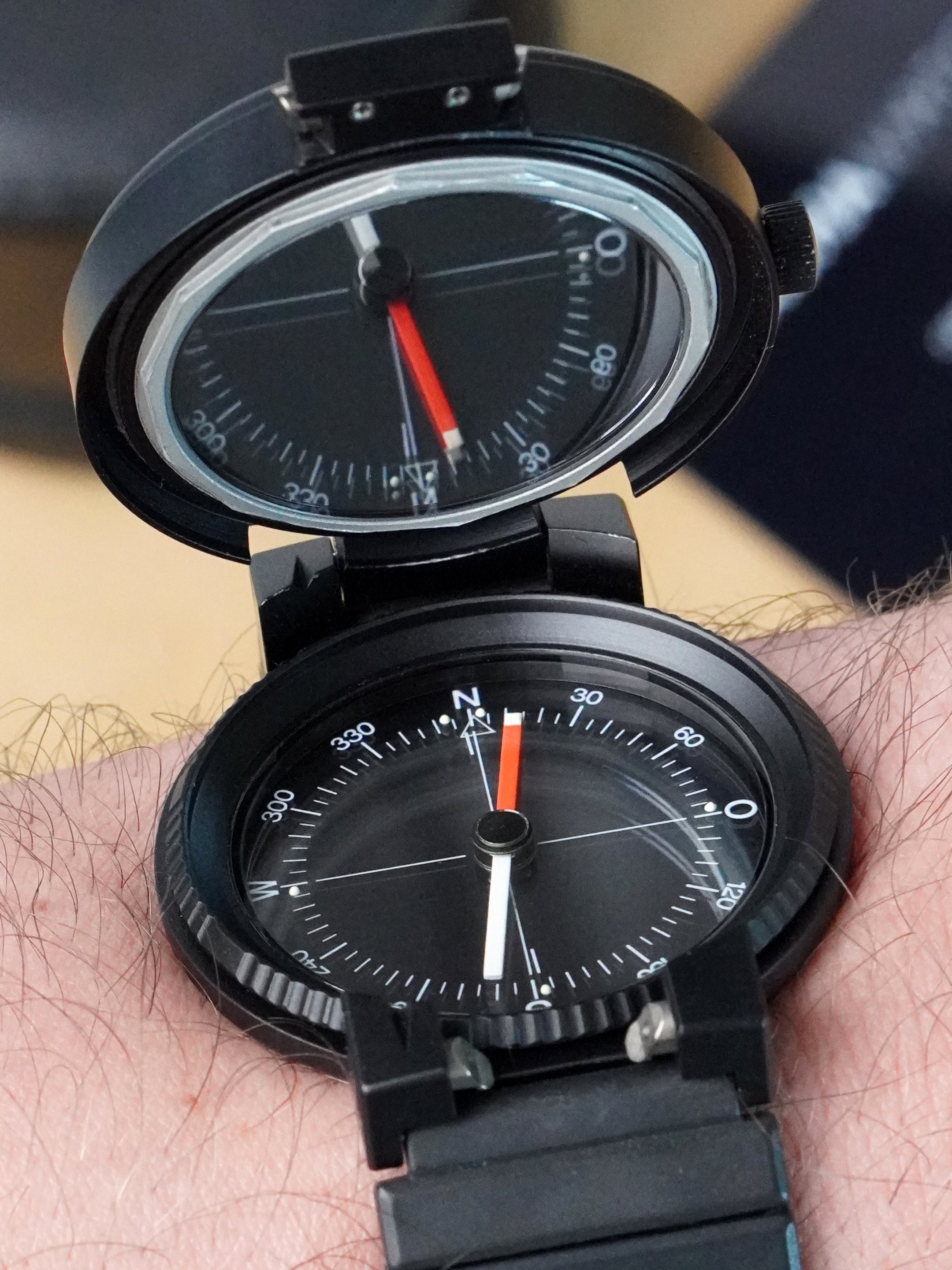 IWC Porsche Design Compass Moon Phases 3551 - Aluminum, Automatic, Full Set (1990)