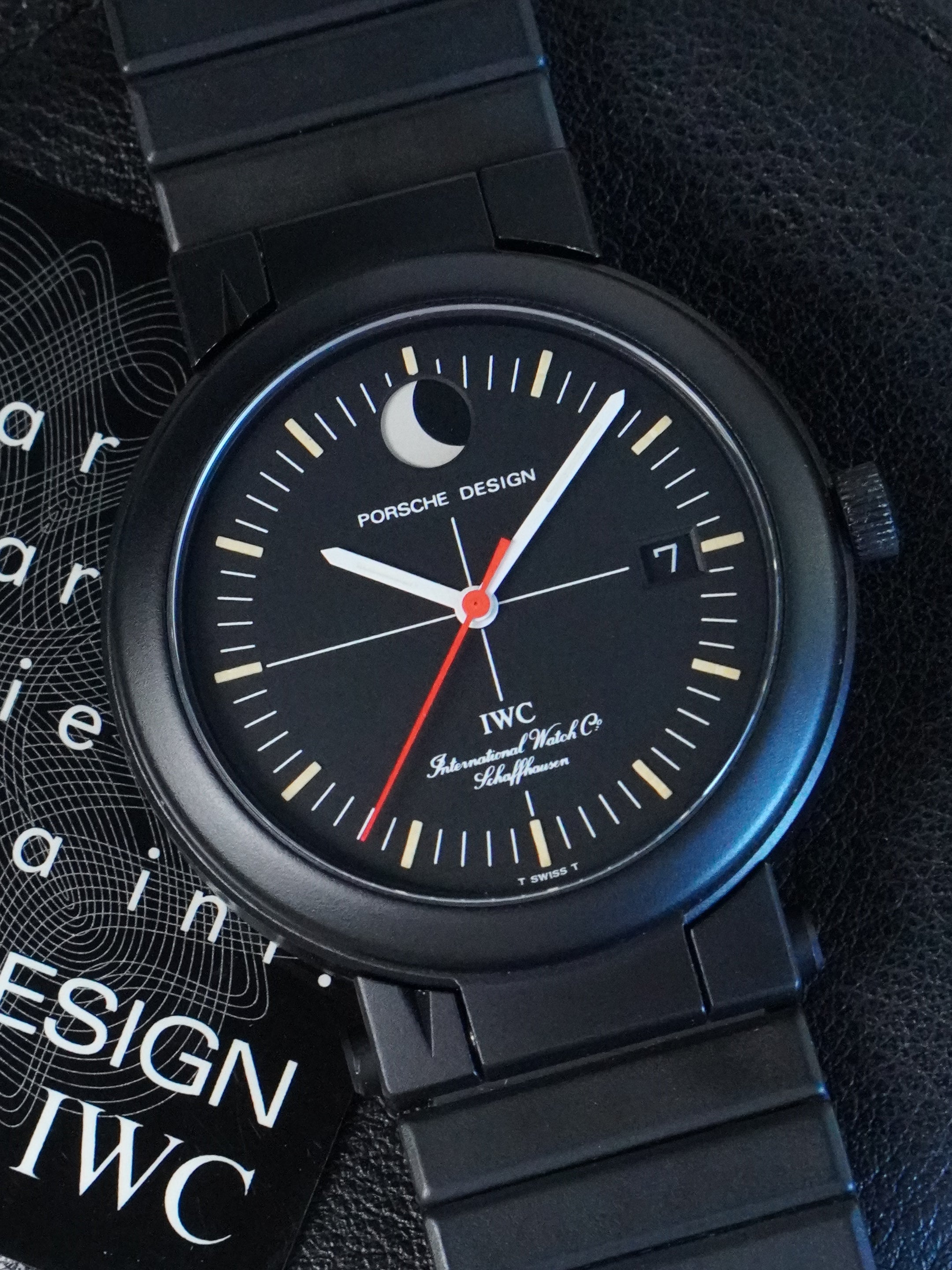 IWC Porsche Design Compass Moon Phases 3551 - Aluminum, Automatic, Full Set (1990)