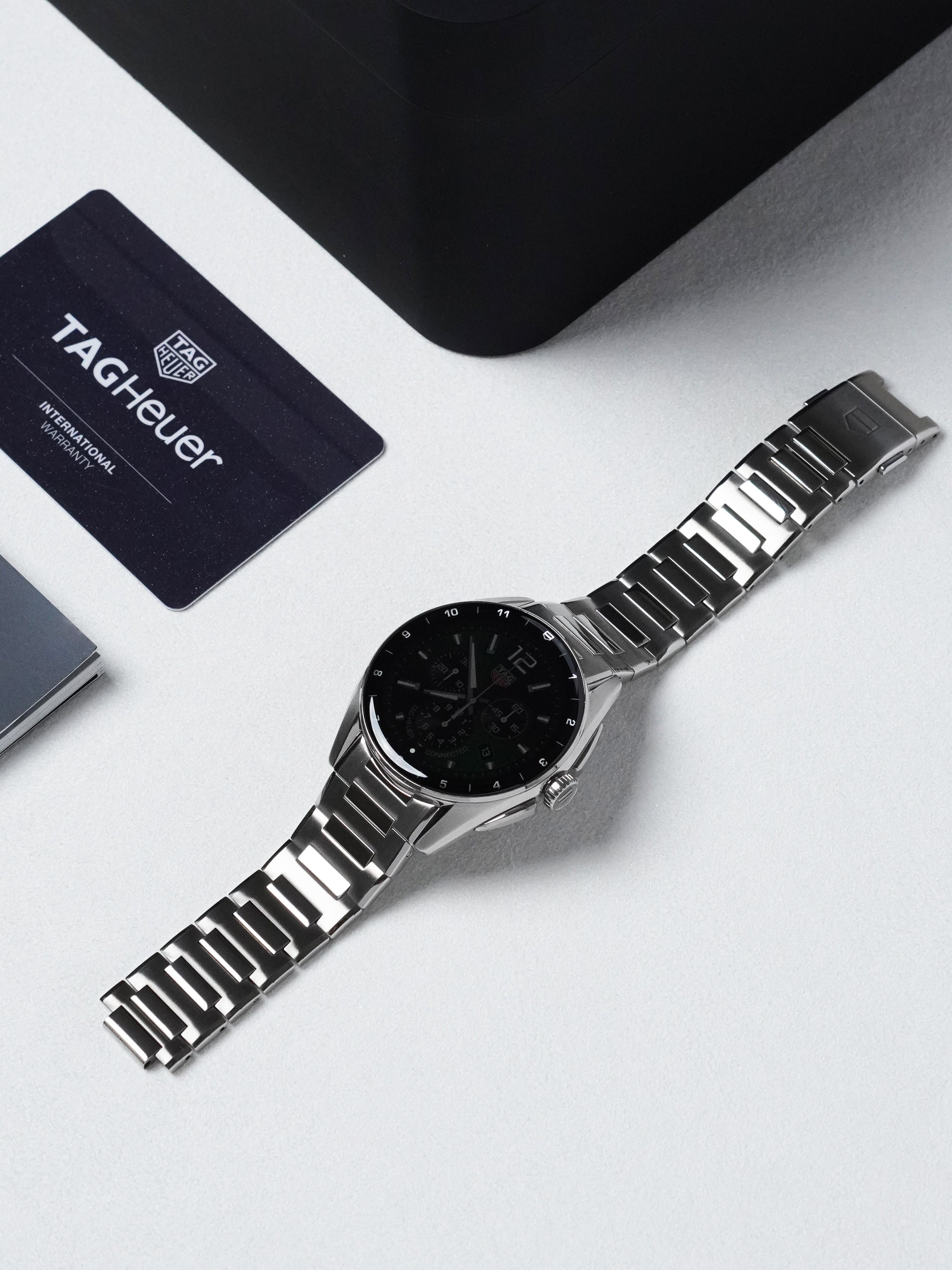 TAG Heuer Connected Calibre E4 SBR8010.BA0617 - Stainless Steel, Smartwatch, Full Set (2022)