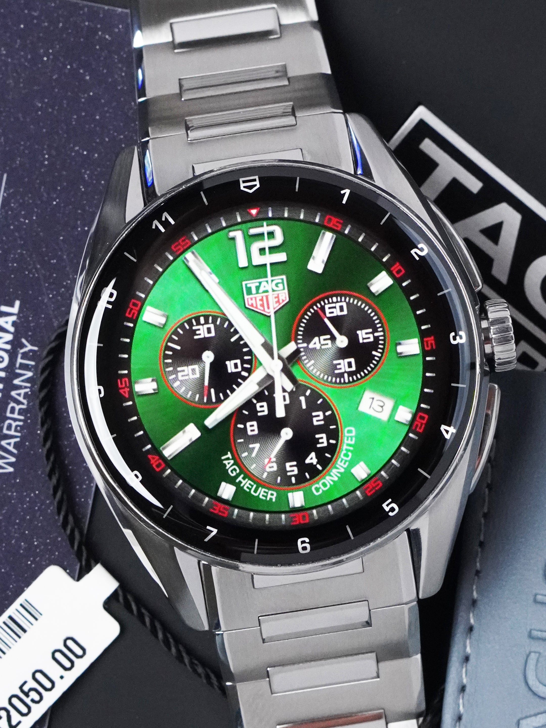 TAG Heuer Connected Calibre E4 SBR8010.BA0617 - Stainless Steel, Smartwatch, Full Set (2022)