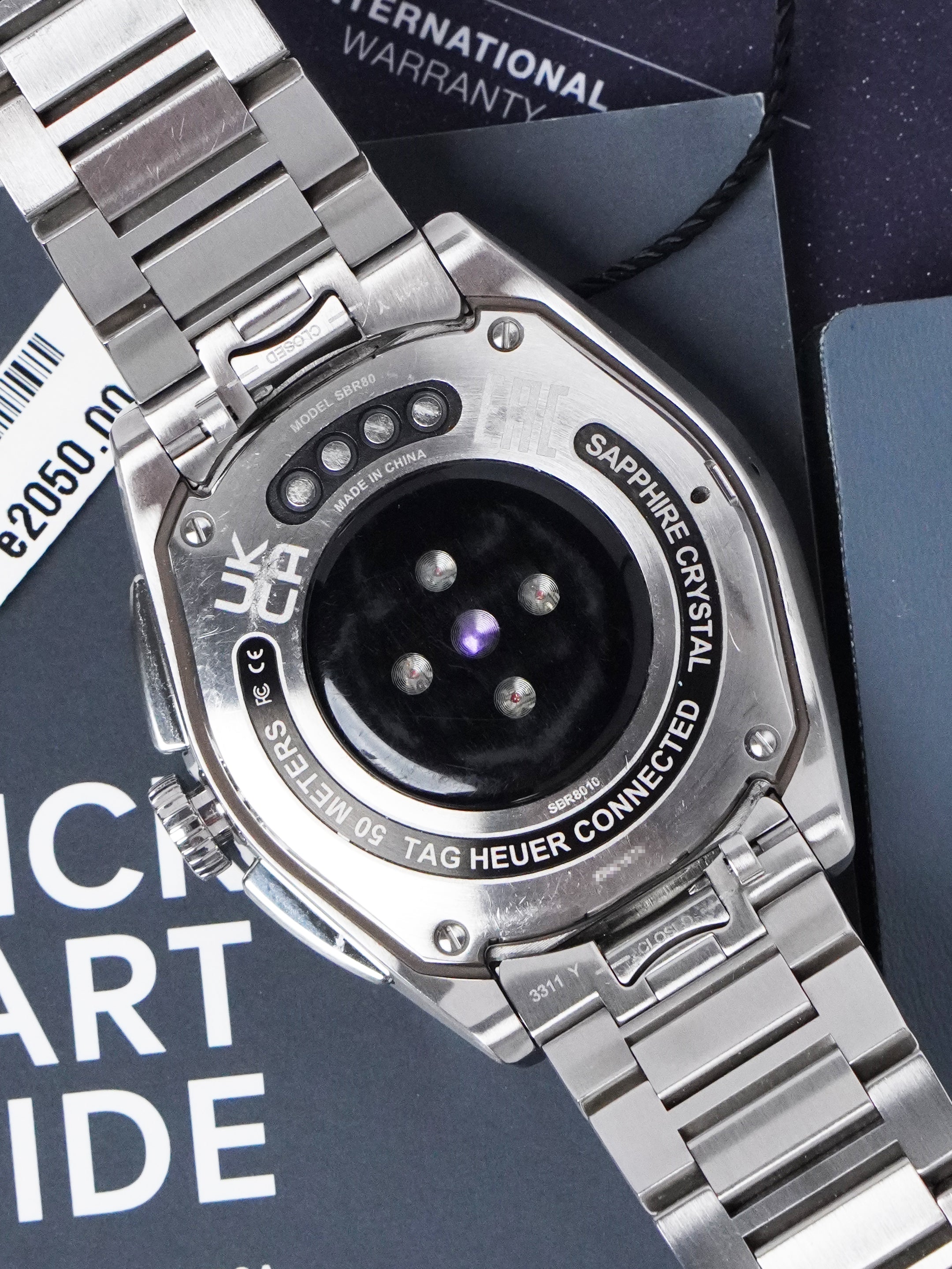 TAG Heuer Connected Calibre E4 SBR8010.BA0617 - Stainless Steel, Smartwatch, Full Set (2022)
