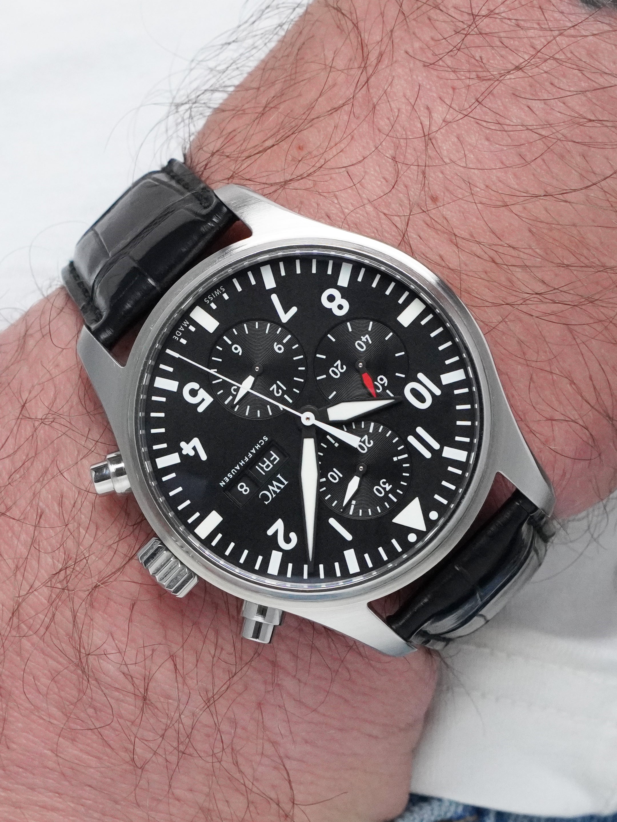 IWC Pilot Chronograph IW377709 - Stainless Steel, Black Dial, Automatic, Full Set (2017)