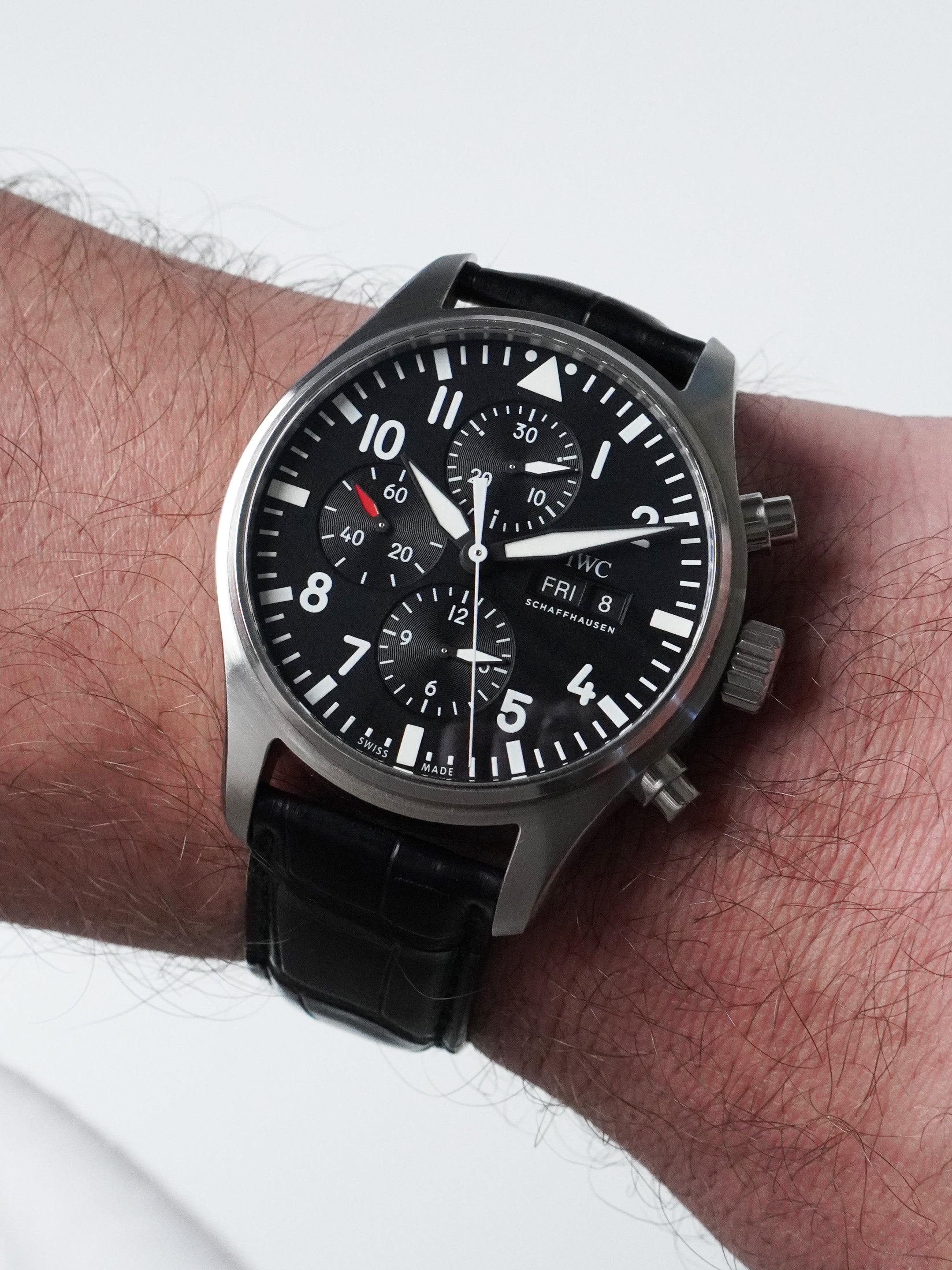 IWC Pilot Chronograph IW377709 - Stainless Steel, Black Dial, Automatic, Full Set (2017)
