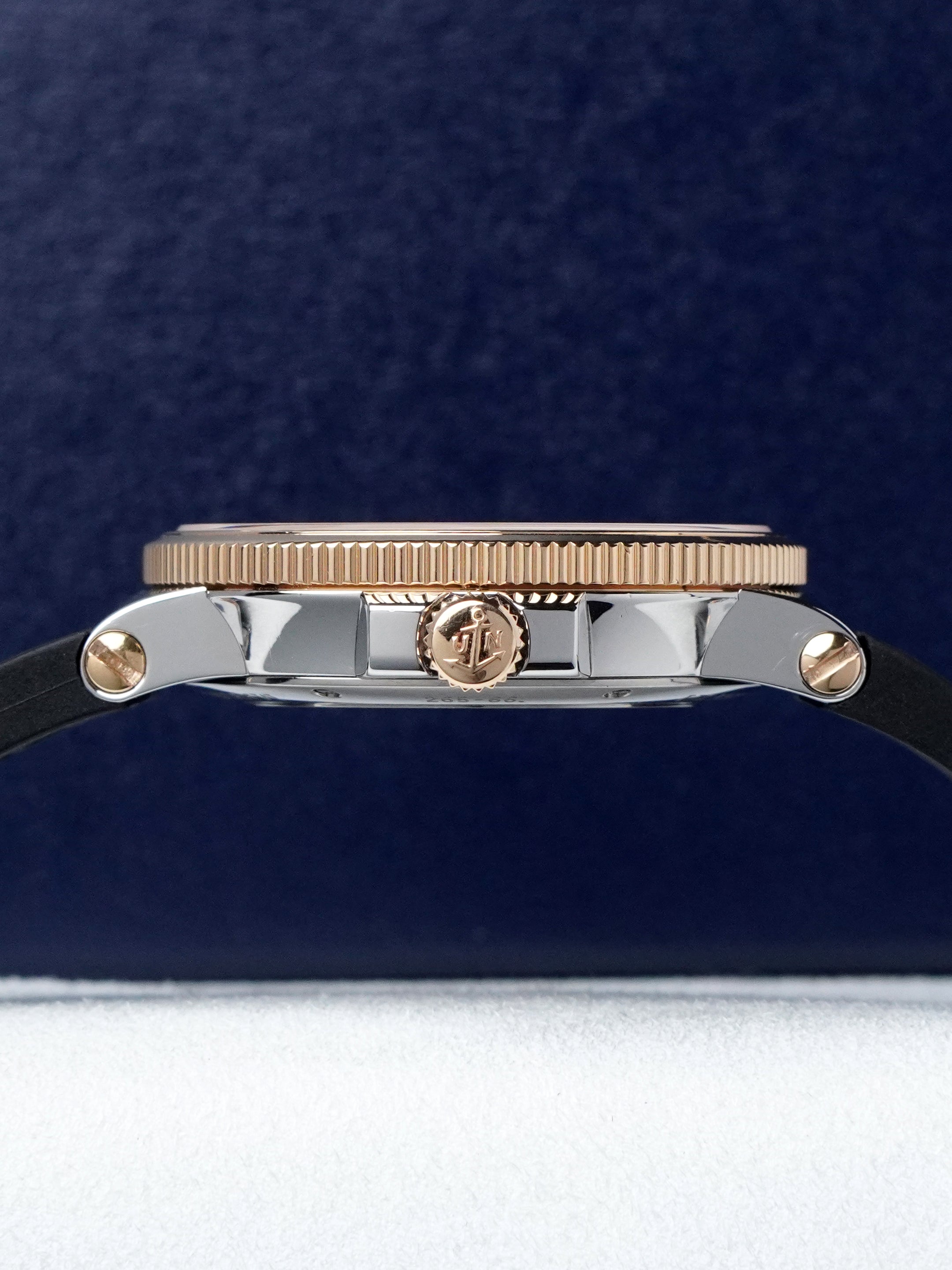 Ulysse Nardin Maxi Marine Chronometer 265-66-3T/60 - Rose Gold / SS, White Dial, Full Set (2016)