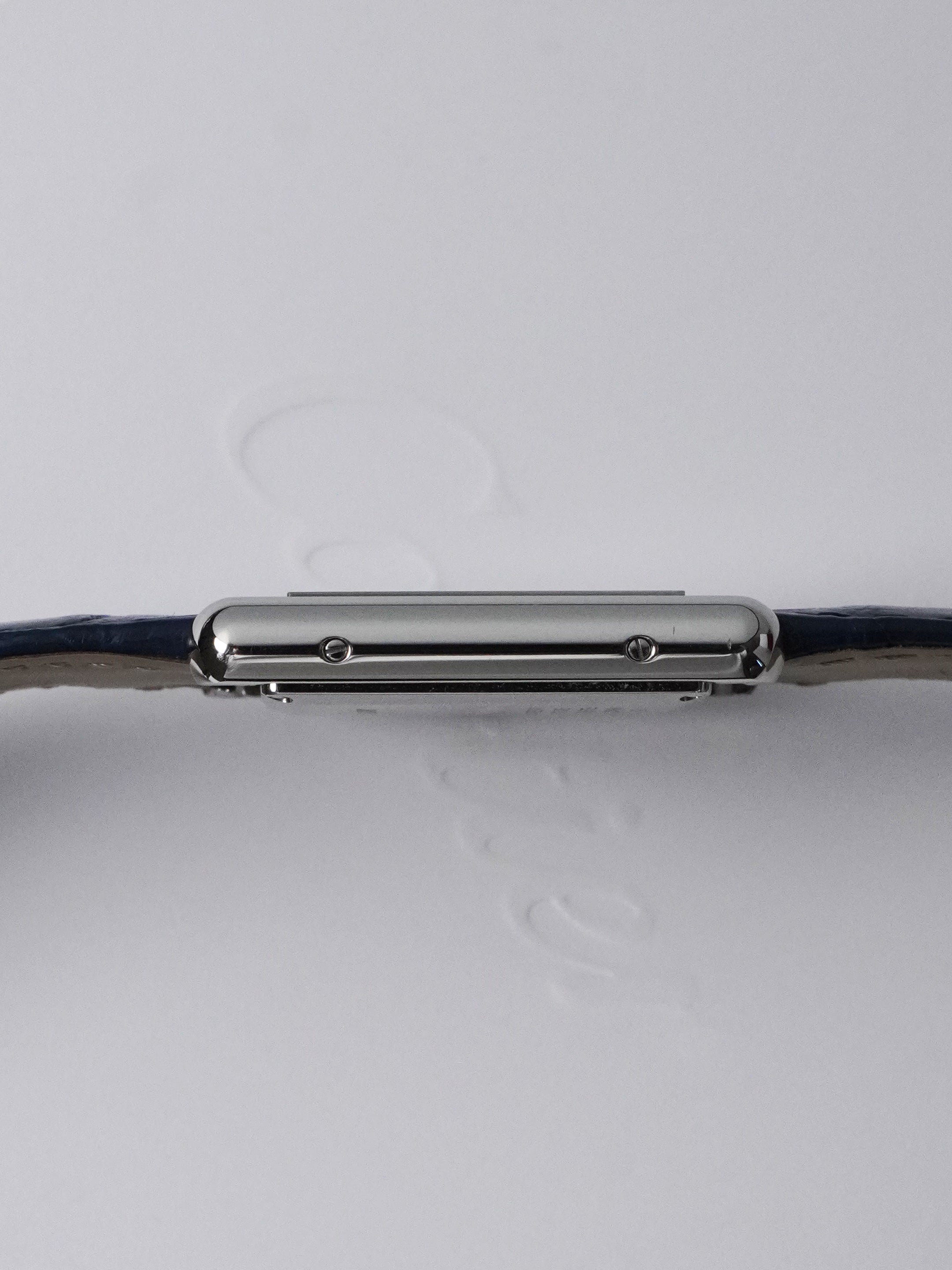 Cartier Tank Must Blue Large WSTA0055 / 4323 - Stainless Steel, Blue Dial, Quartz, Full Set (2022)