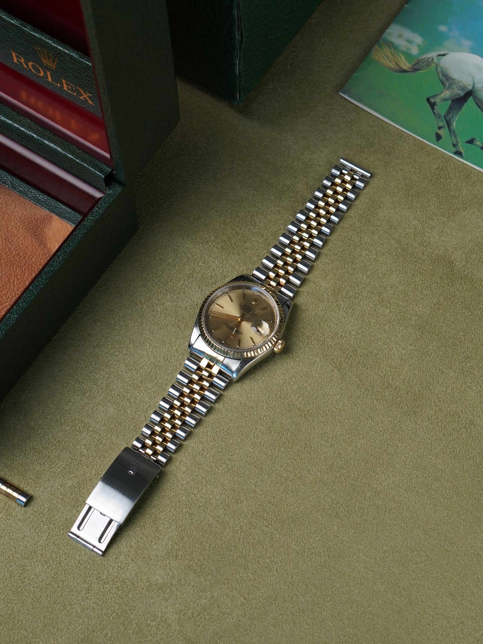 Rolex Datejust 36 16233 - Two-Tone, Champagne Dial, Automatic, Original Box (1996)