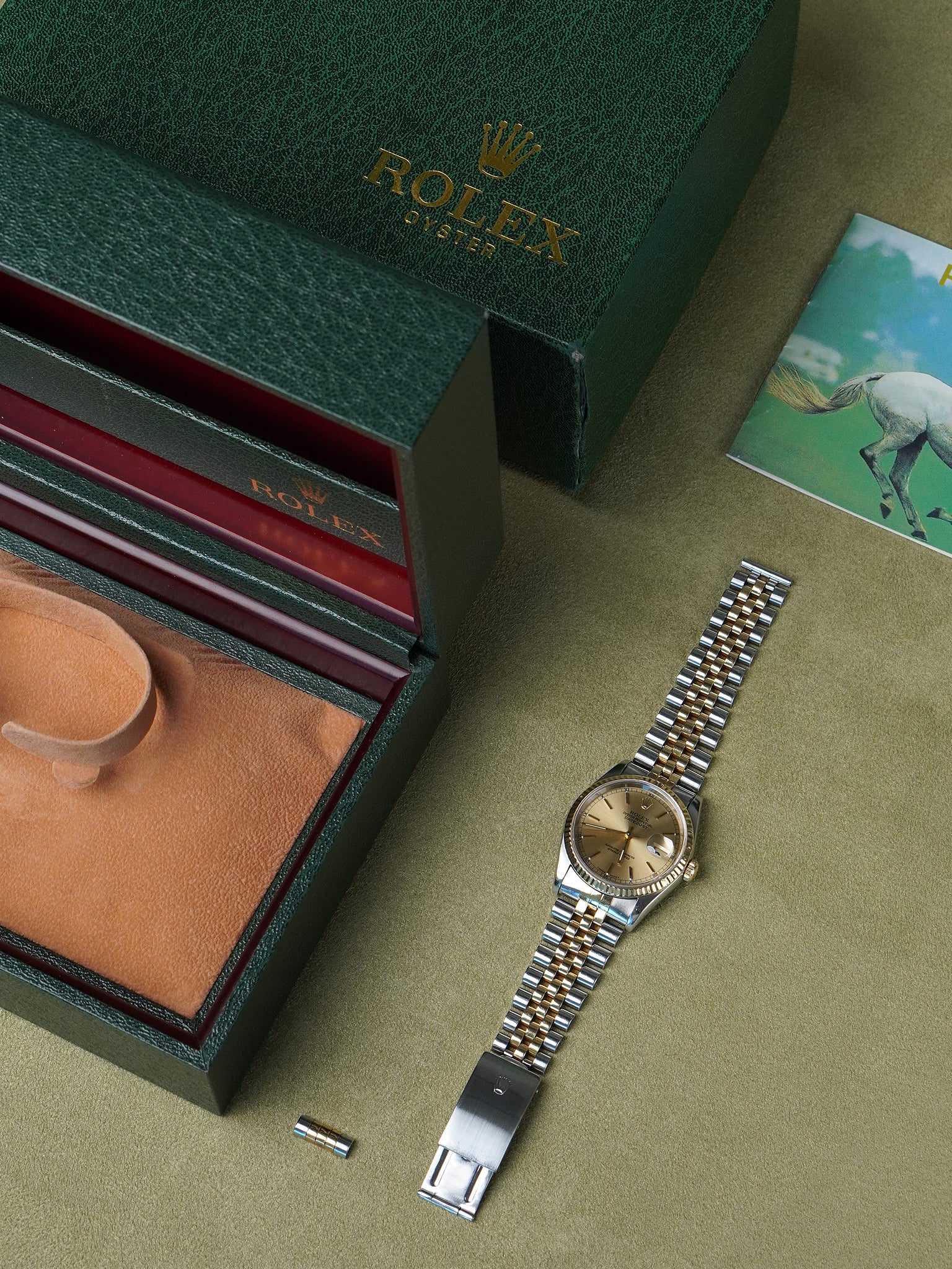 Rolex Datejust 36 16233 - Two-Tone, Champagne Dial, Automatic, Original Box (1996)