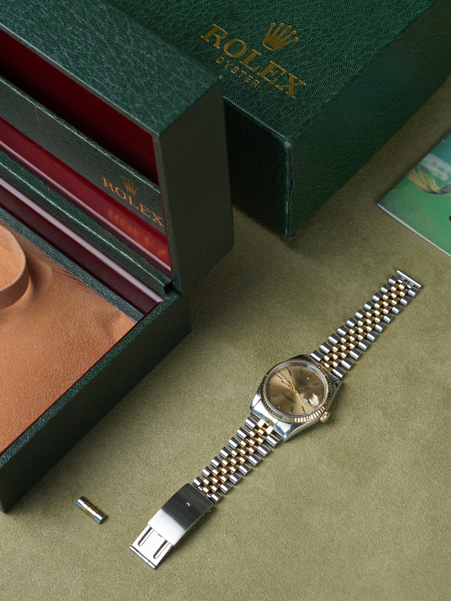 Rolex Datejust 36 16233 - Two-Tone, Champagne Dial, Automatic, Original Box (1996)