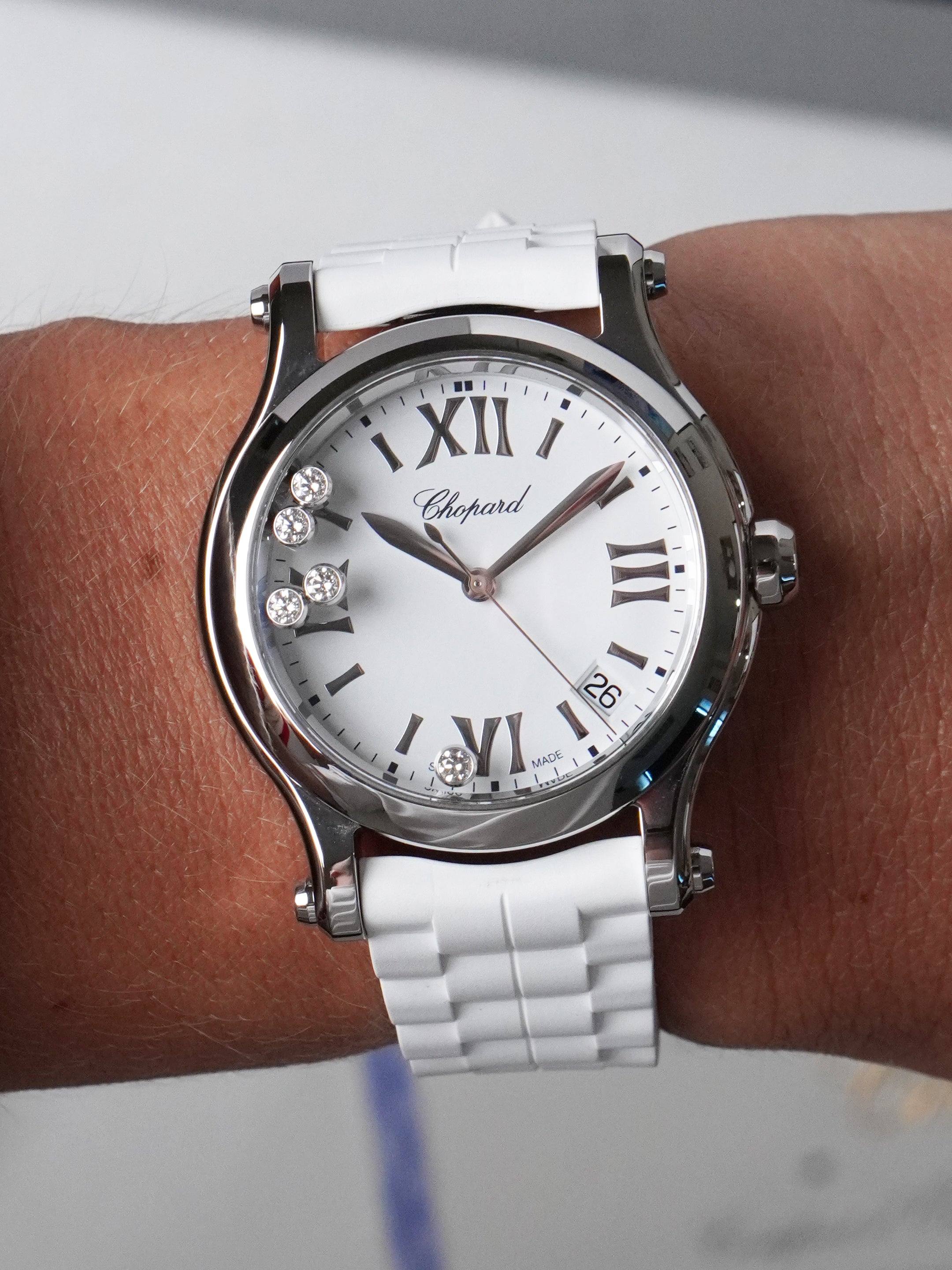Chopard Happy Sport 278582-3001 - Stainless Steel, White Dial, Quartz, Full Set (2022)