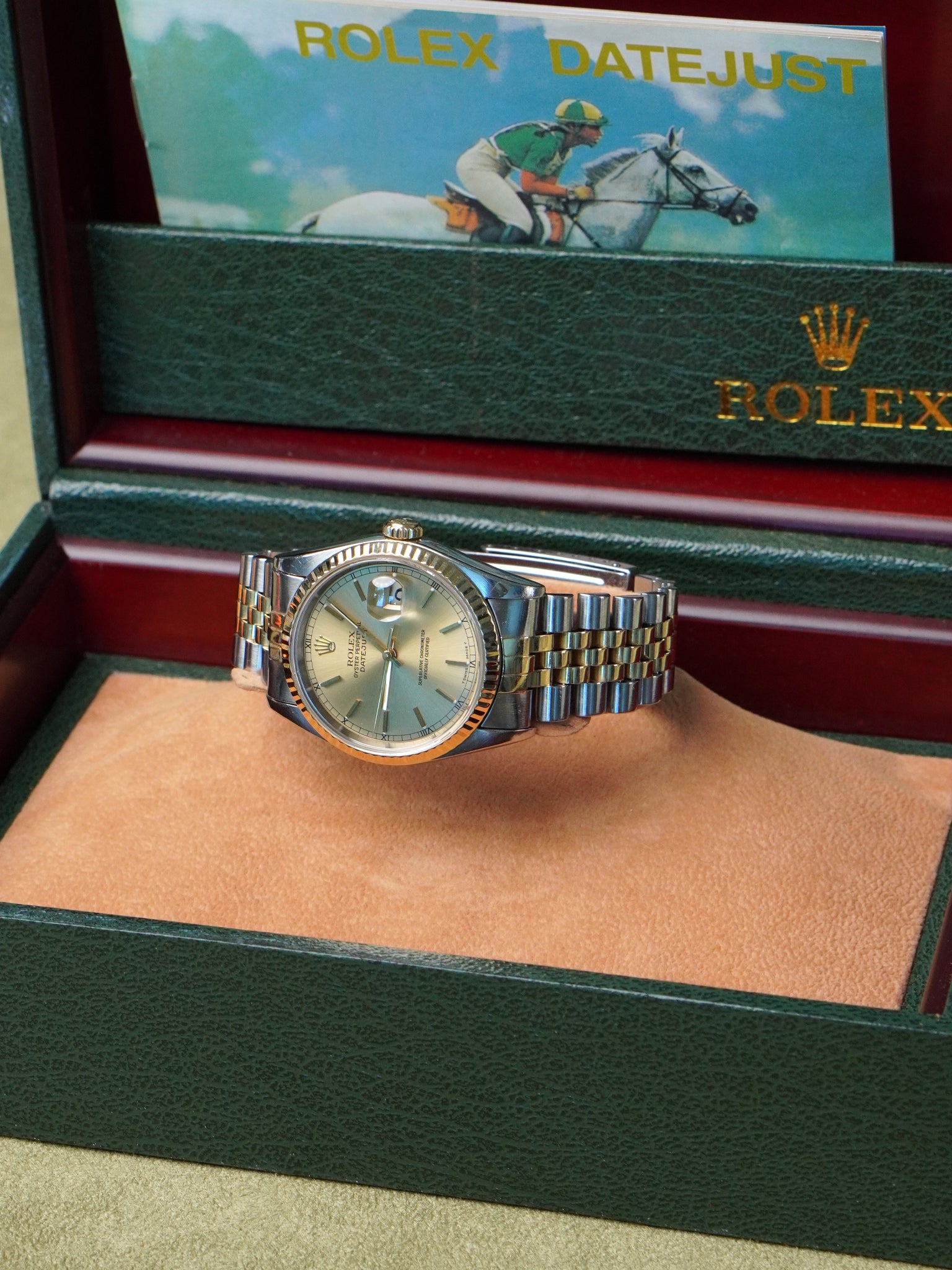 Rolex Datejust 36 16233 - Two-Tone, Champagne Dial, Automatic, Original Box (1996)