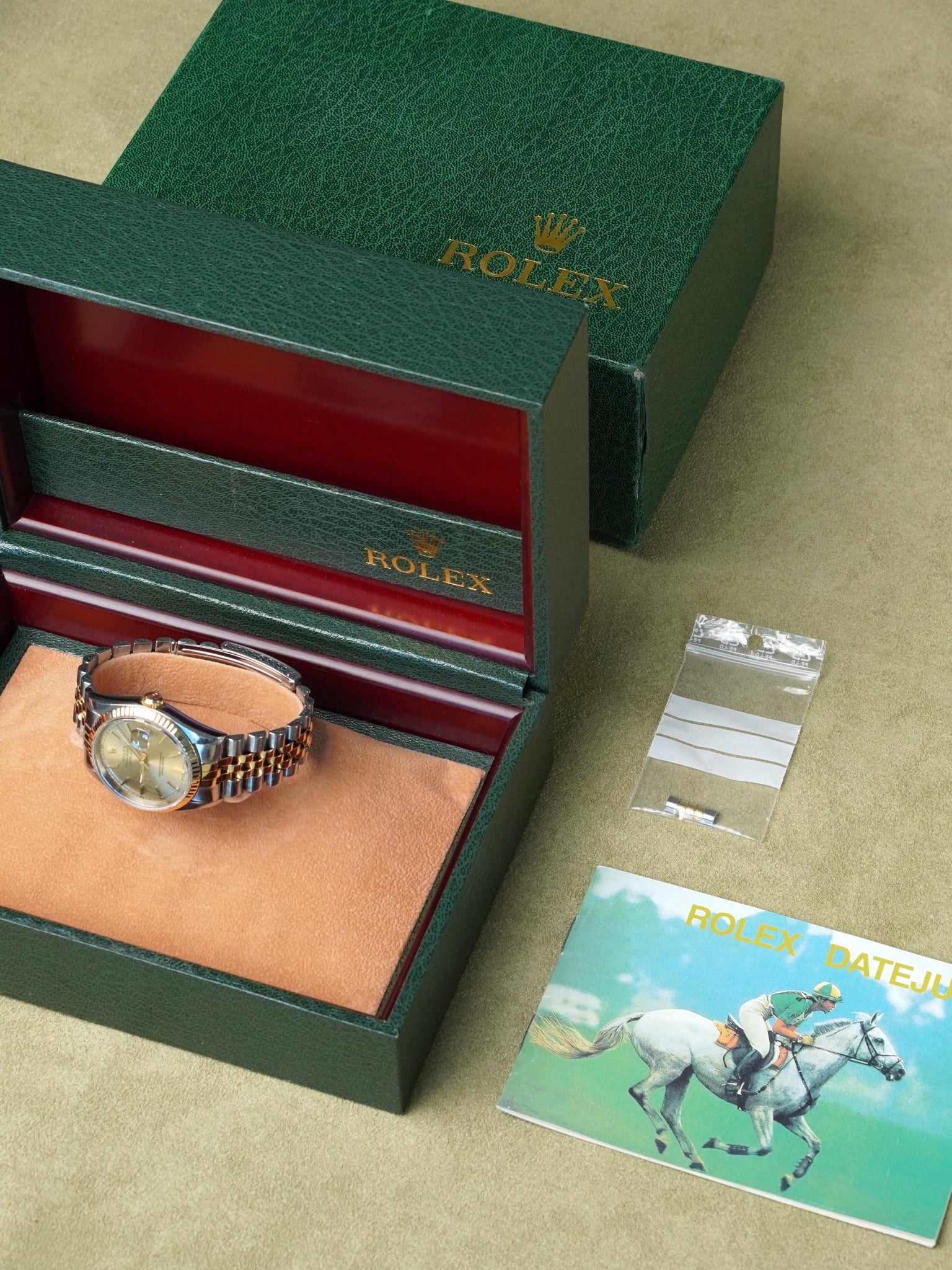 Rolex Datejust 36 16233 - Two-Tone, Champagne Dial, Automatic, Original Box (1996)