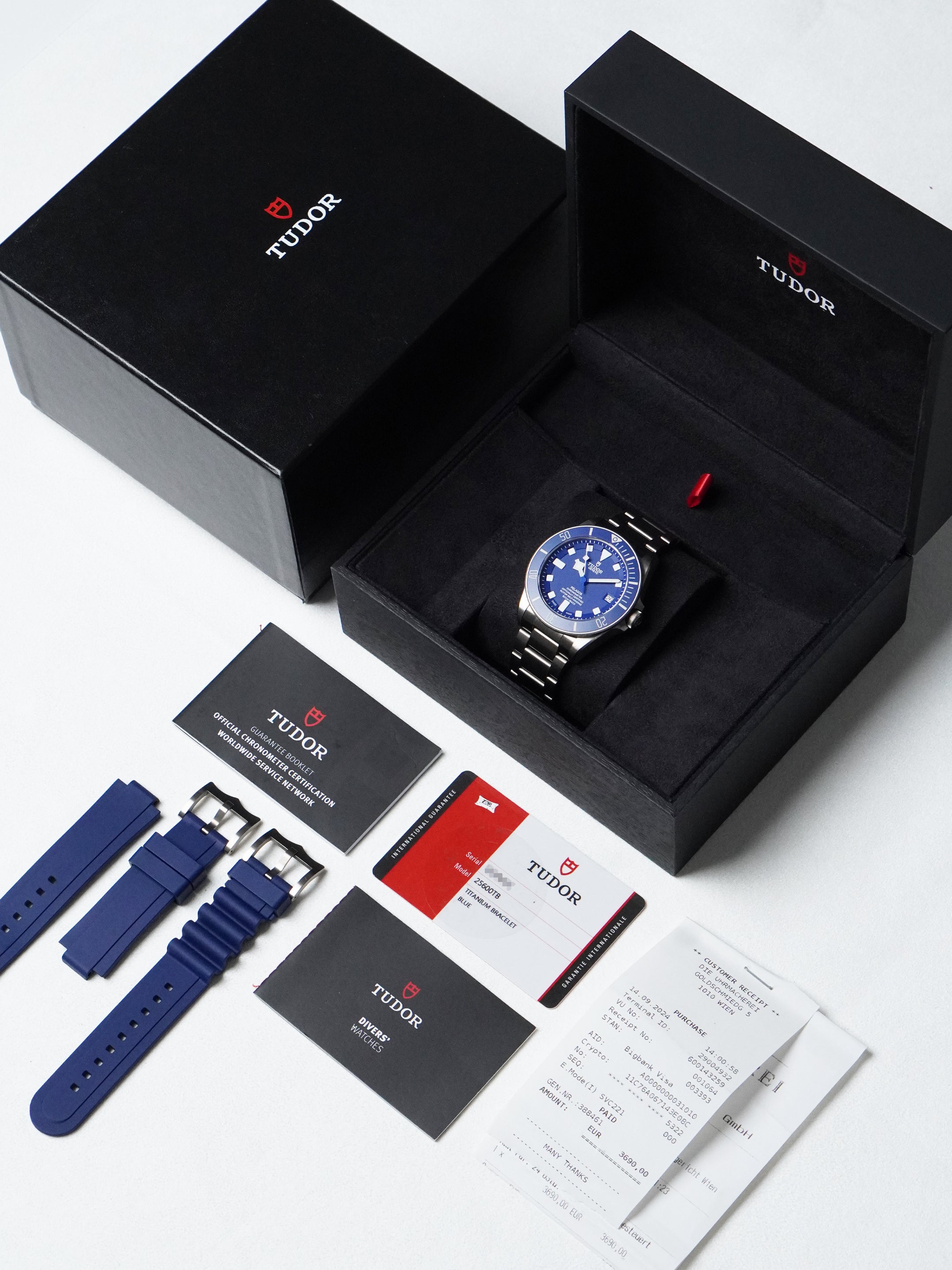 Tudor Pelagos 25600TB - Titanium, Blue Dial, Automatic, Full Set (2020)