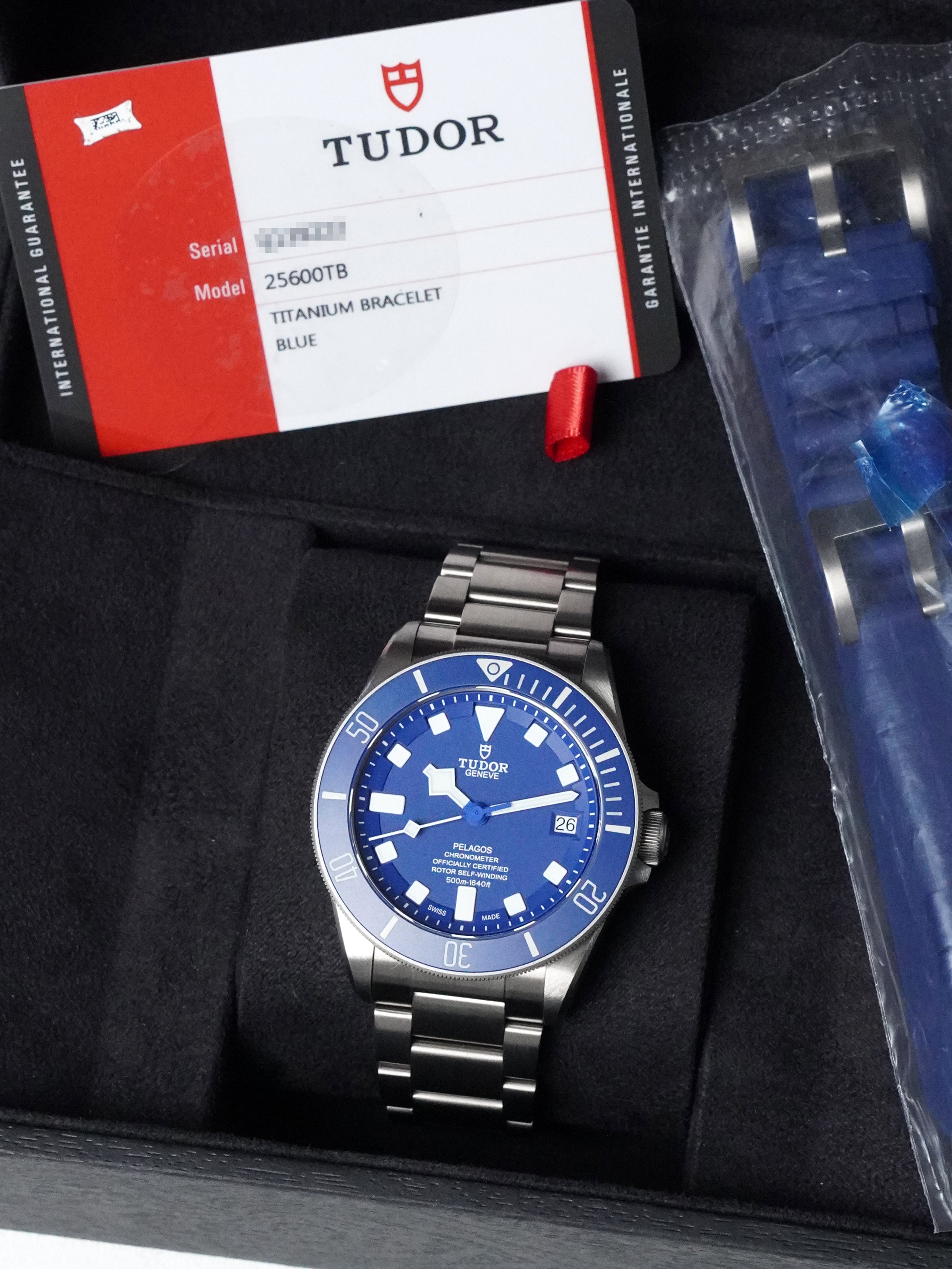 Tudor Pelagos 25600TB - Titanium, Blue Dial, Automatic, Full Set (2020)