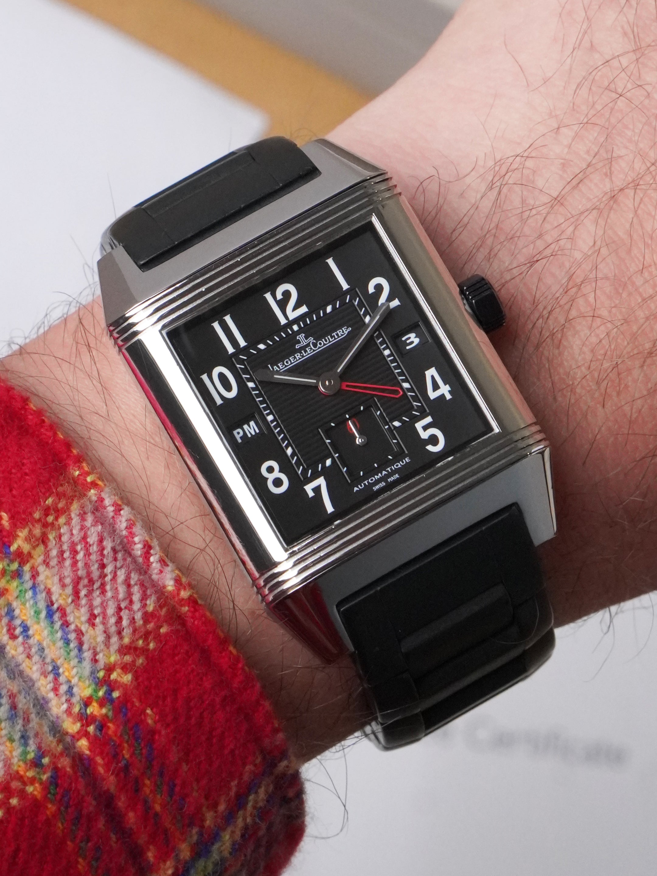 Jaeger-LeCoultre Reverso Squadra Hometime 230.8.77 - Full Set (2009)