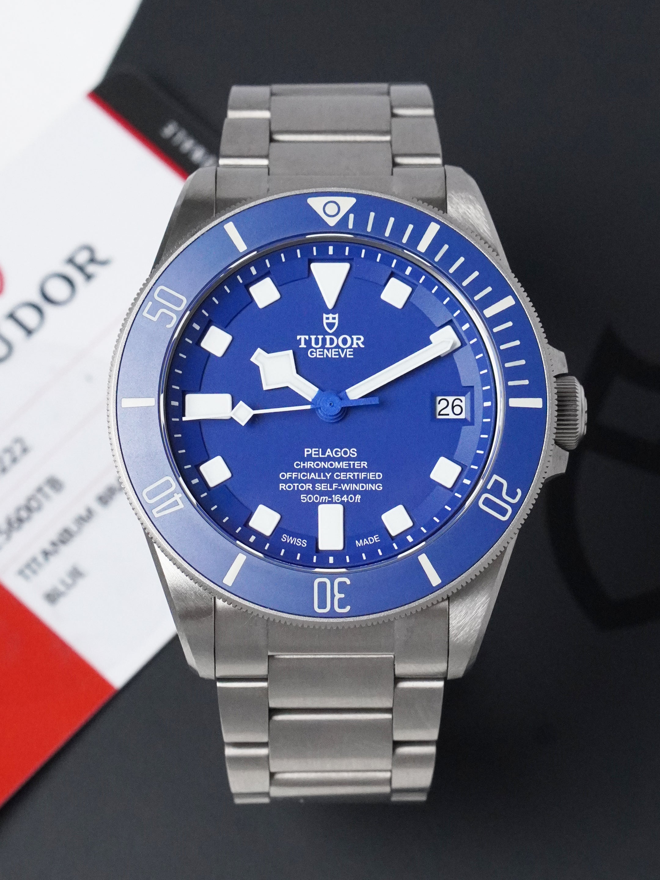 Tudor Pelagos 25600TB - Titanium, Blue Dial, Automatic, Full Set (2020)