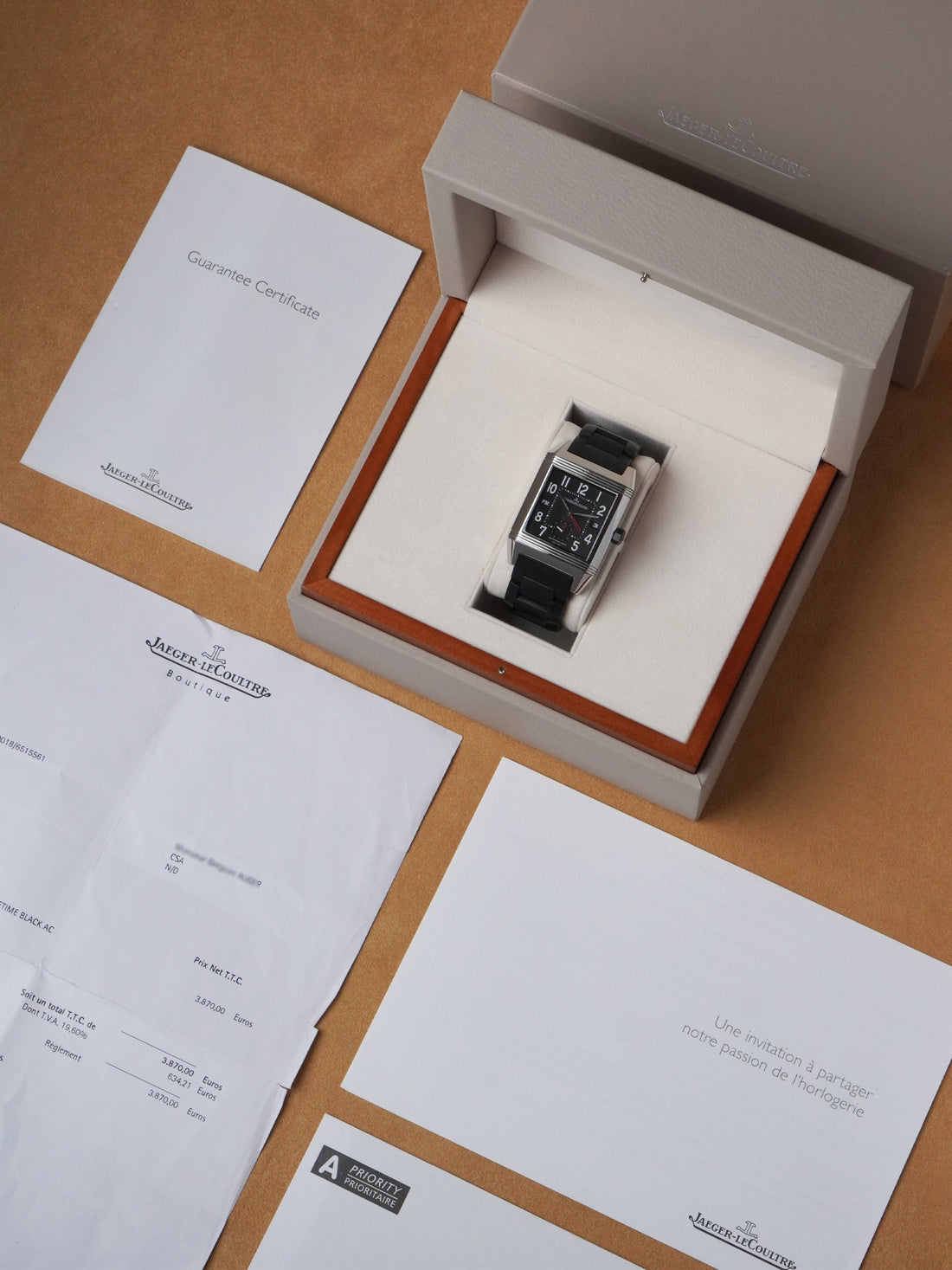 Jaeger-LeCoultre Reverso Squadra Hometime 230.8.77 - Full Set (2009)