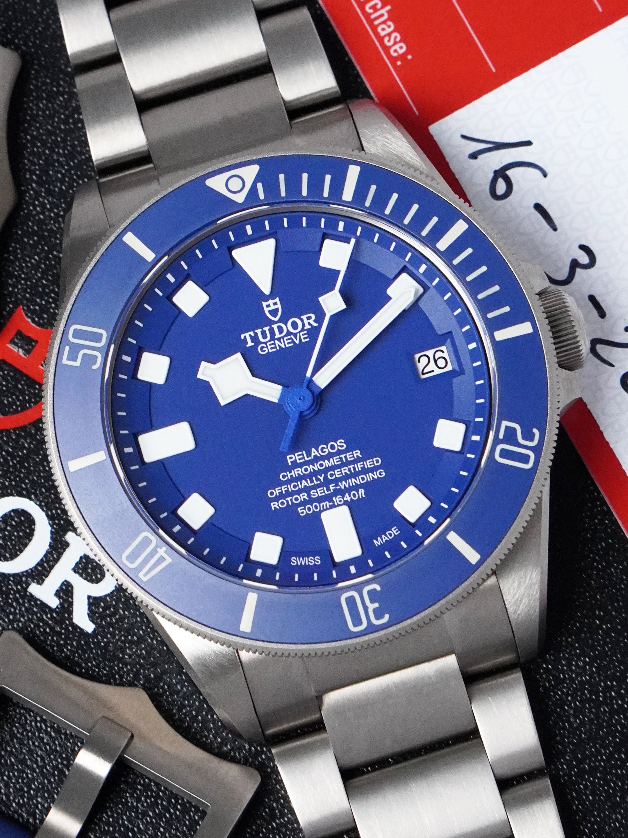 Tudor Pelagos 25600TB - Titanium, Blue Dial, Automatic, Full Set (2020)