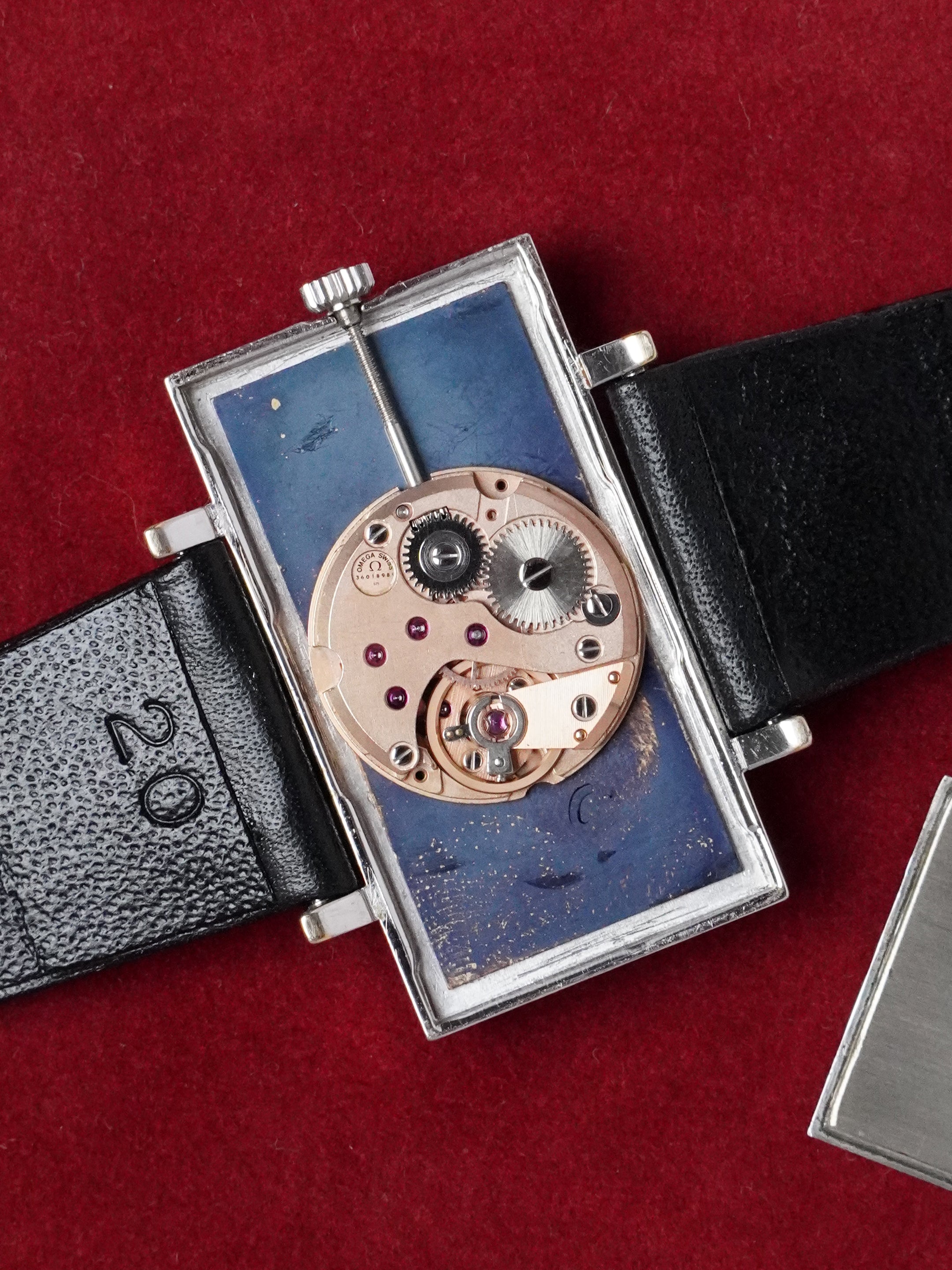 Omega De Ville By Andrew Grima 5110383 - Gold-Plated, Blue Dial, Automatic, Box (1973)